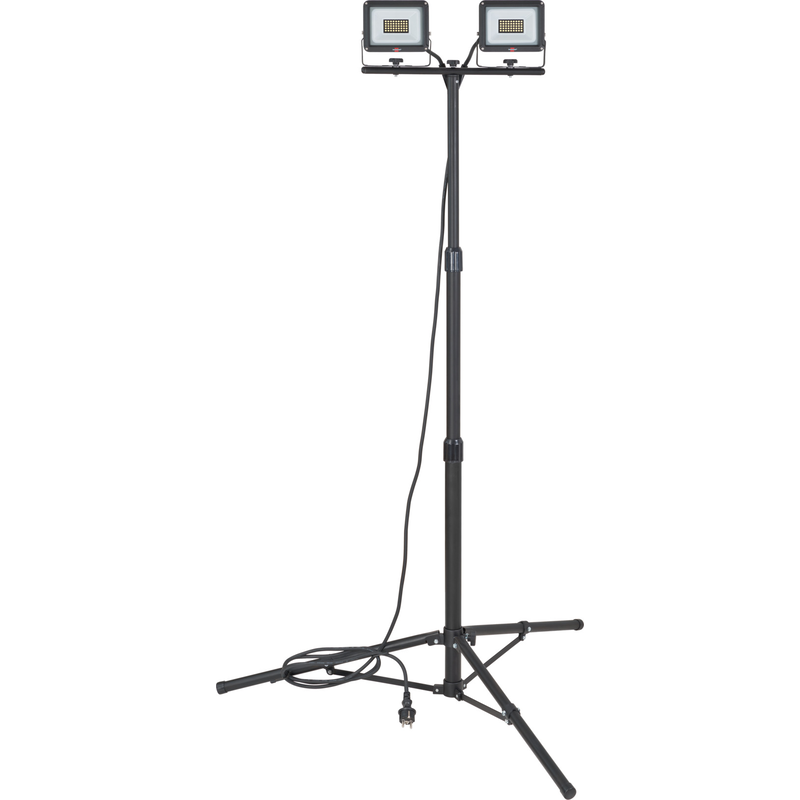 BRENNENSTUHL LED Baustrahler »JARO 6060 T« LED-Modul LED Arbeitsstrahler mit höhenverstellbarem Stativ schwarz Stativ LED Strahler JARO mit 3m...