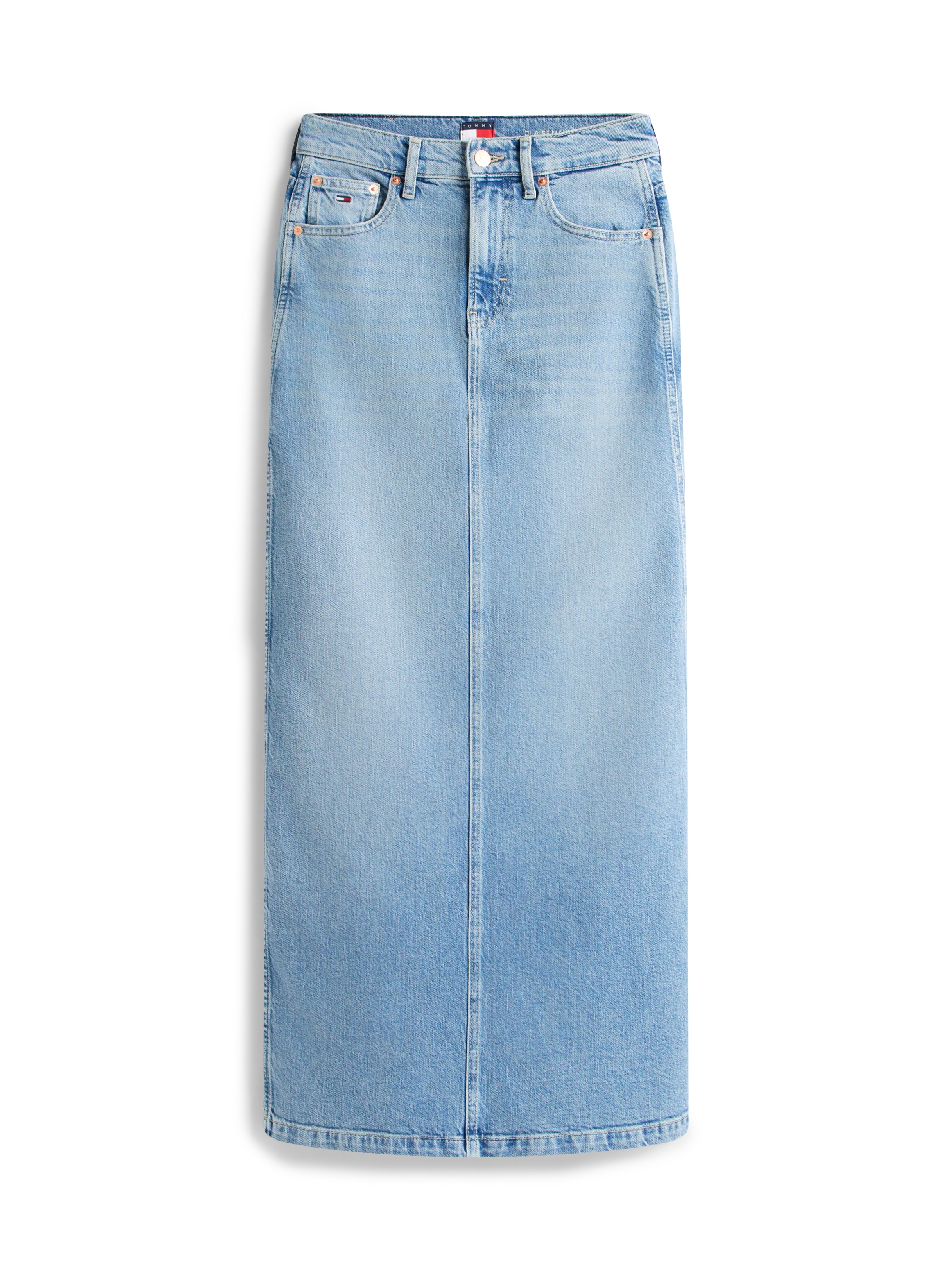 Tommy Jeans Jeansrock »CLAIRE MAXI SKIRT BJ8131« mit hohem Bund und Seitenschlitz