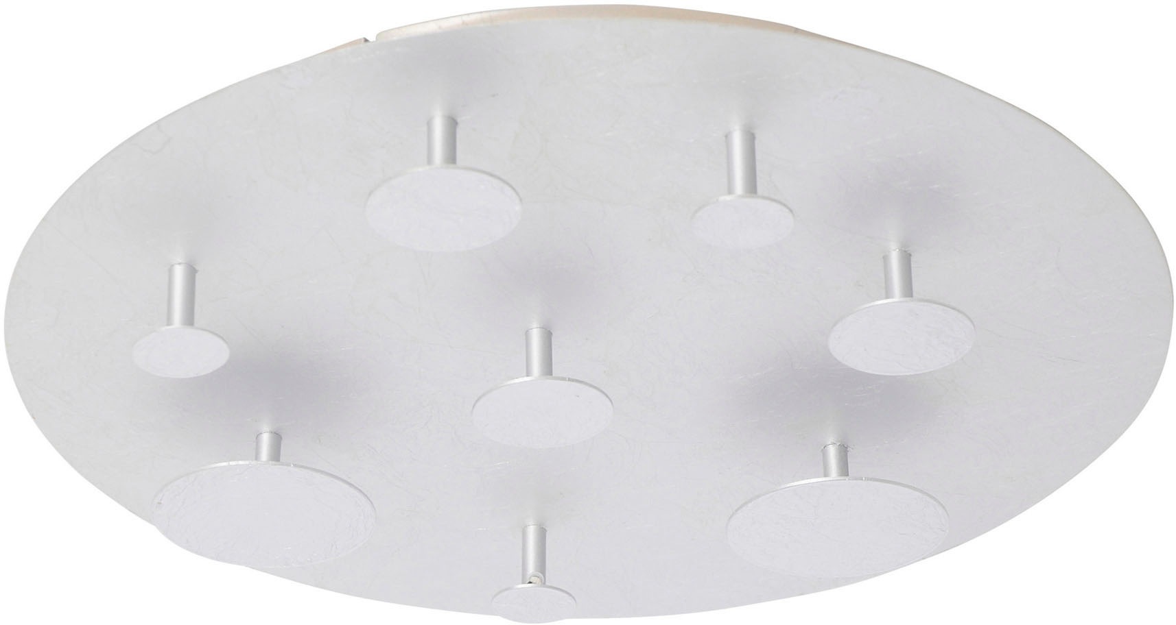 näve LED Deckenleuchte »Firenze«, 1 flammig, Leuchtmittel LED-Modul | LED fest integriert, Durchmesser 50cm, warmweiße LED, hochwertig aus Metall in silber