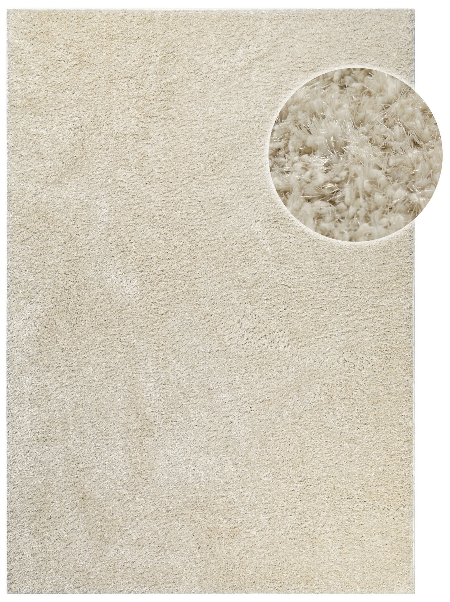 my home Hochflor-Teppich »Nickolas«, rund, 30 mm Höhe, Langflor, Shaggy, we günstig online kaufen