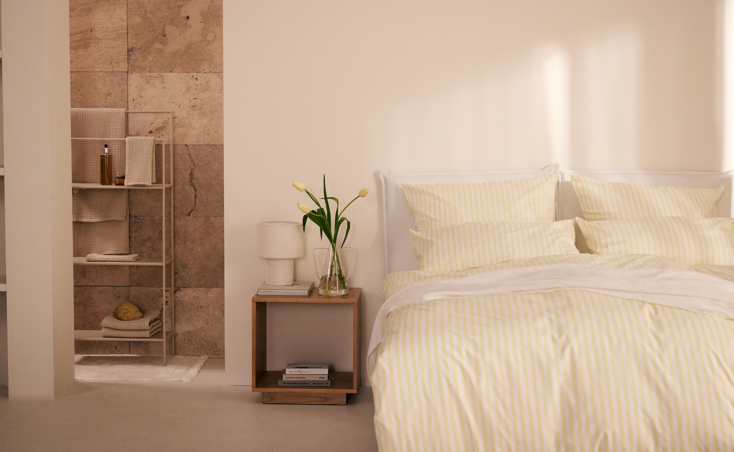 LeGer Home by Lena Gercke Bett »ERIK Boxbett mit Bonnell-/Taschen-Federkernmatratze, Breite 160/180cm« wahlweise Härtegrad der Matratze H2/H3/H4, Polsterbett mit/ohne Topper