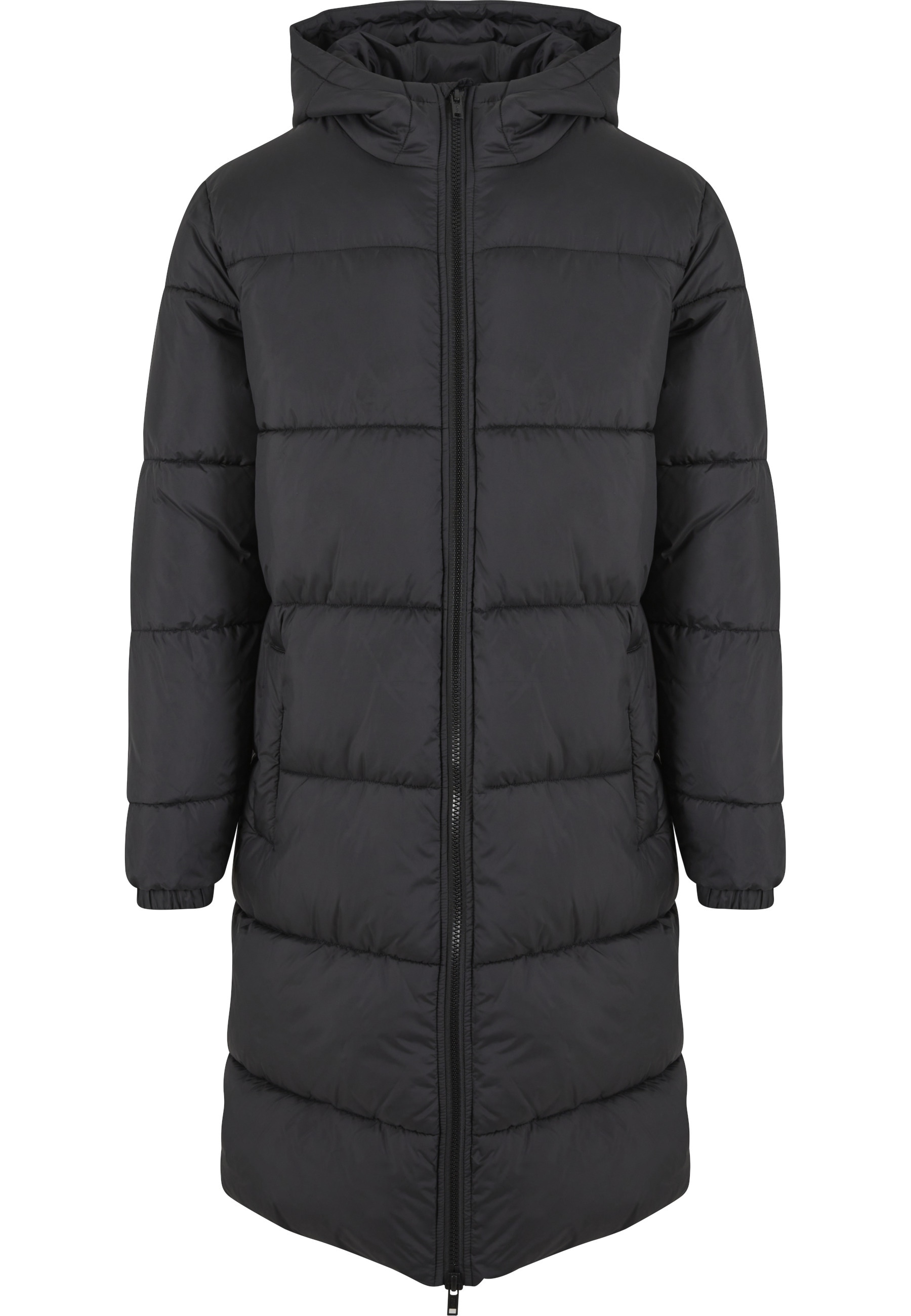 URBAN CLASSICS Winterjacke »Urban Classics Mens Long Puffer Coat« 1 Stk. tlg. mit Kapuze