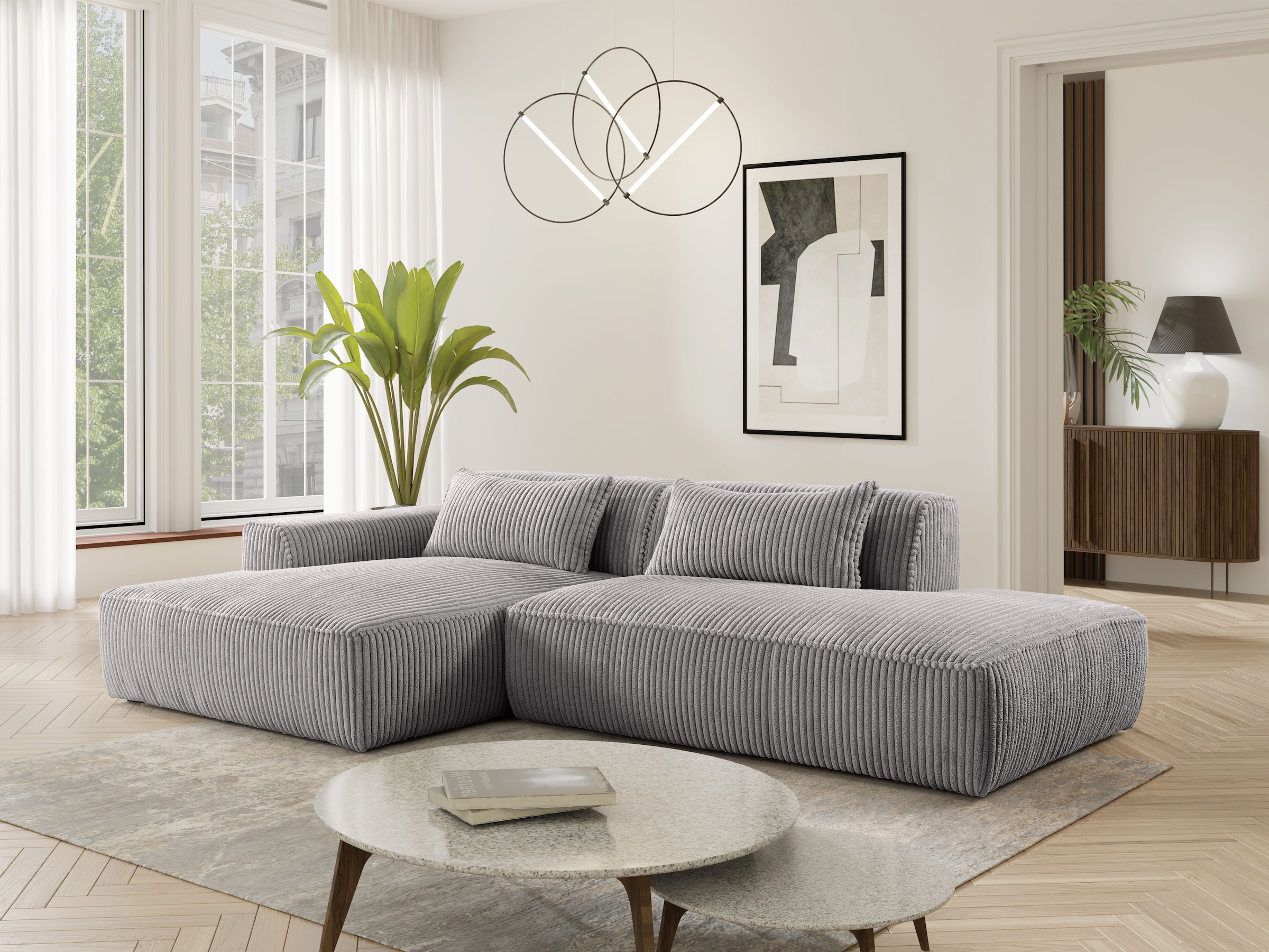 exxpo - sofa fashion Ecksofa »Billund modernes Designsofa, bequem und elega günstig online kaufen