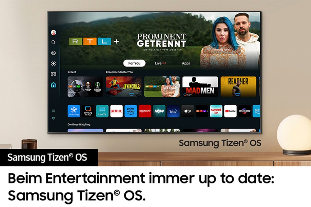 Samsung QLED Mini LED-Fernseher »GQ75QN85DBT«, 4K Ultra HD, Smart-TV, Neural Quantum 4K AI Gen2 Prozessor, Gaming Hub, bis zu 120Hz
