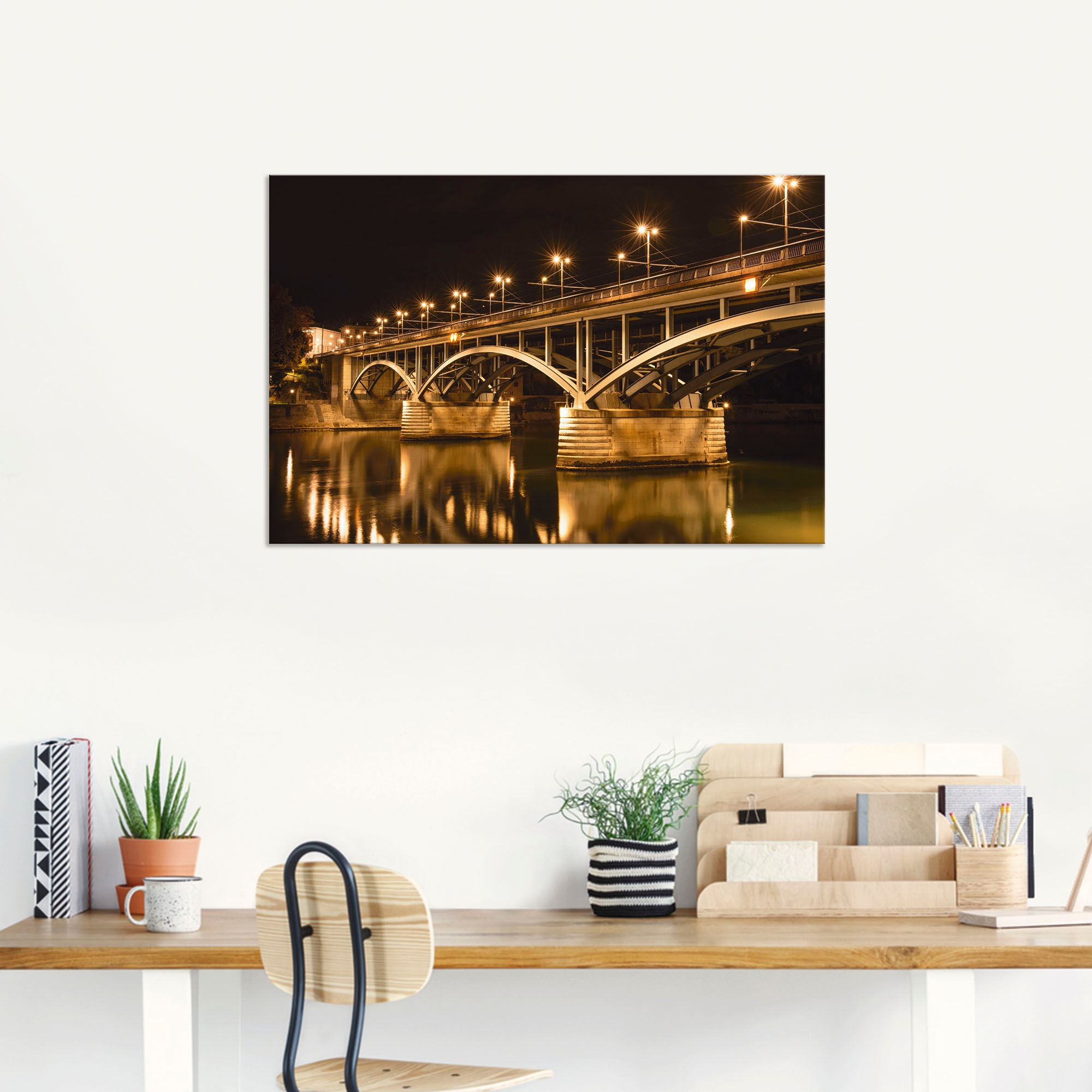 Artland Wandbild »Nacht«, Schweiz, (1 St.), als Alubild, Leinwandbild, Wandaufkleber oder Poster in versch. Größen