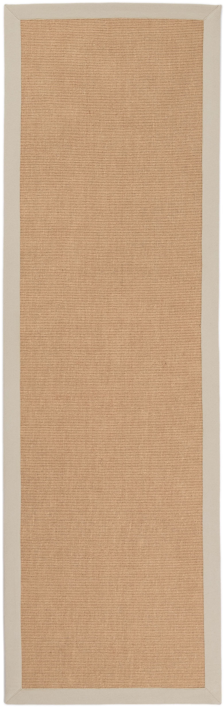 carpetfine Läufer »Sisal«, rechteckig, 5 mm Höhe, mit farbiger Bordüre, Anti Rutsch Rückseite