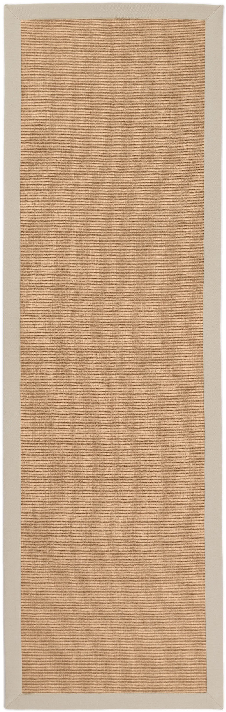 carpetfine Sisalteppich »Sisal«, rechteckig, 5 mm Höhe, mit farbiger Bordür günstig online kaufen