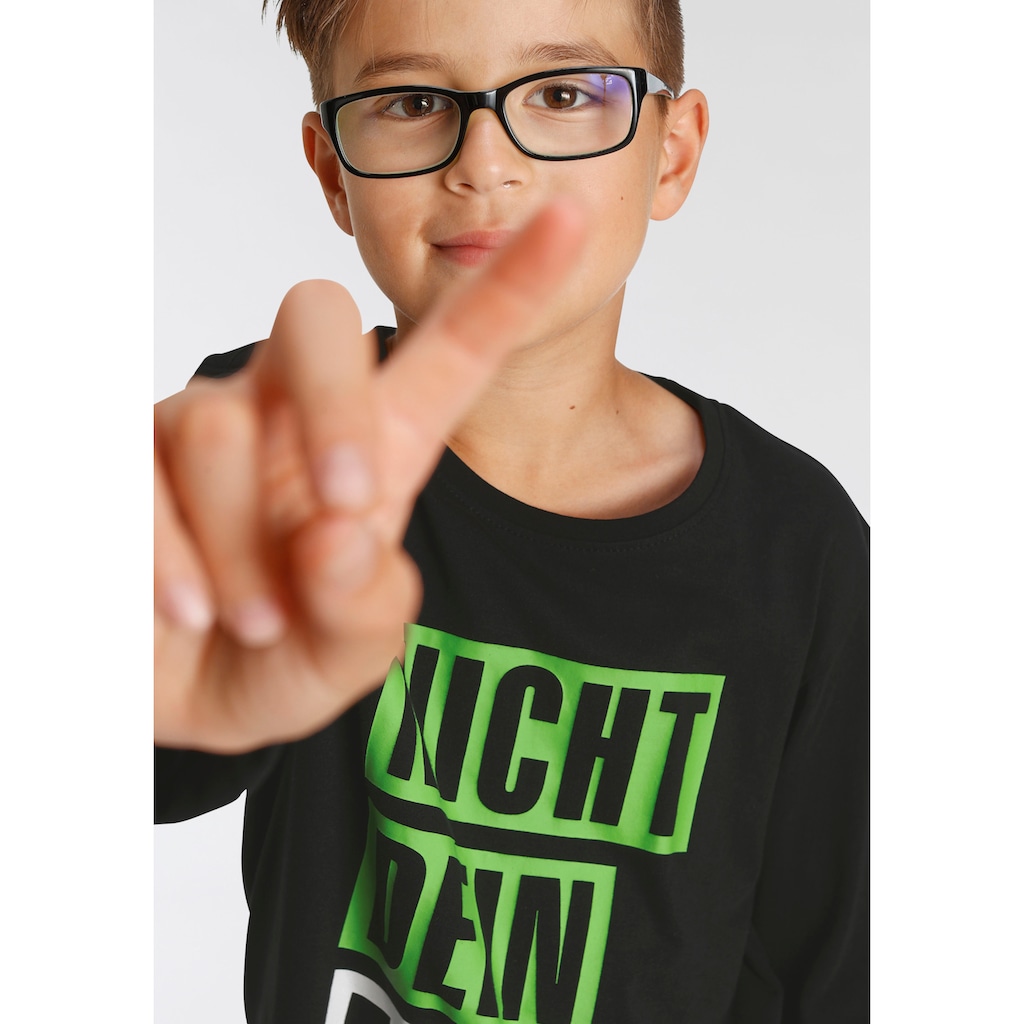 KIDSWORLD Langarmshirt »NICHT DEIN ERNST«