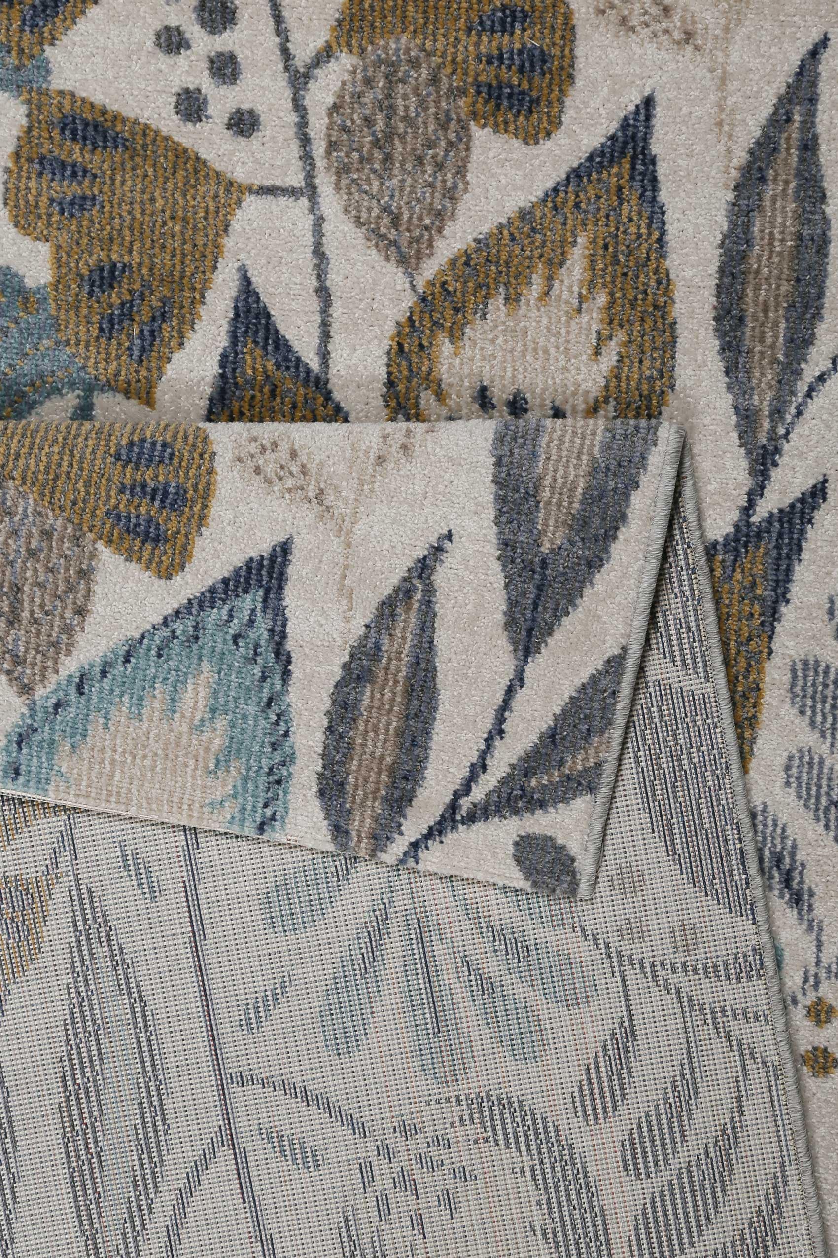 Esprit Outdoorteppich »Lilly, ESP-21082«, rechteckig, 4 mm Höhe, Läufer, wetterfest mit blumigem Muster ideal für Balkon, Terrasse
