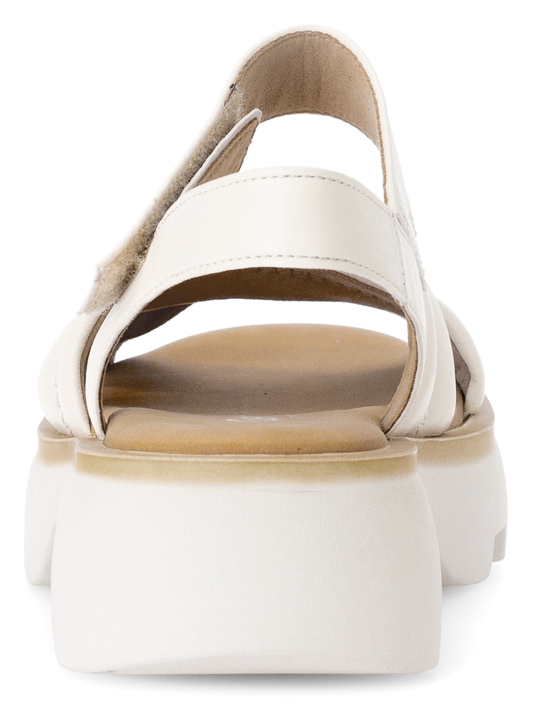 Gabor Sandalette, Plateau, Sommerschuh, Riemensandale mit Kreuzbandage, G-Weite