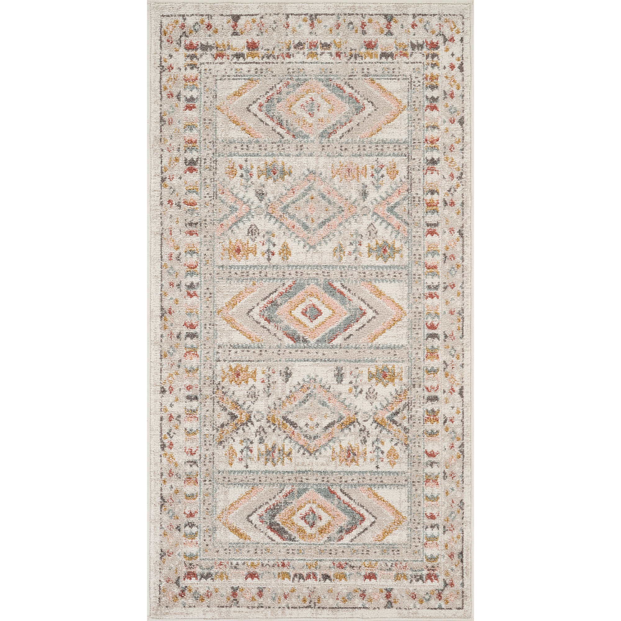 Livabliss Teppich »JAIPUR« rechteckig 13 mm Höhe Orient-Optik, Vintage Design, Boho Stil, Kurzflor, Wohnzimmer