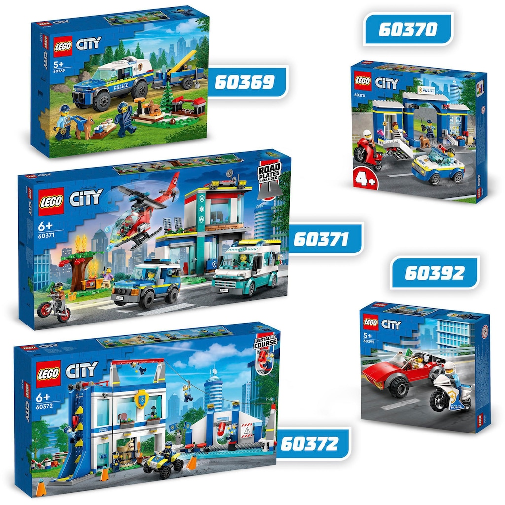 LEGO® Konstruktionsspielsteine »Ausbruch aus der Polizeistation (60370), LEGO® City«, (172 St.)