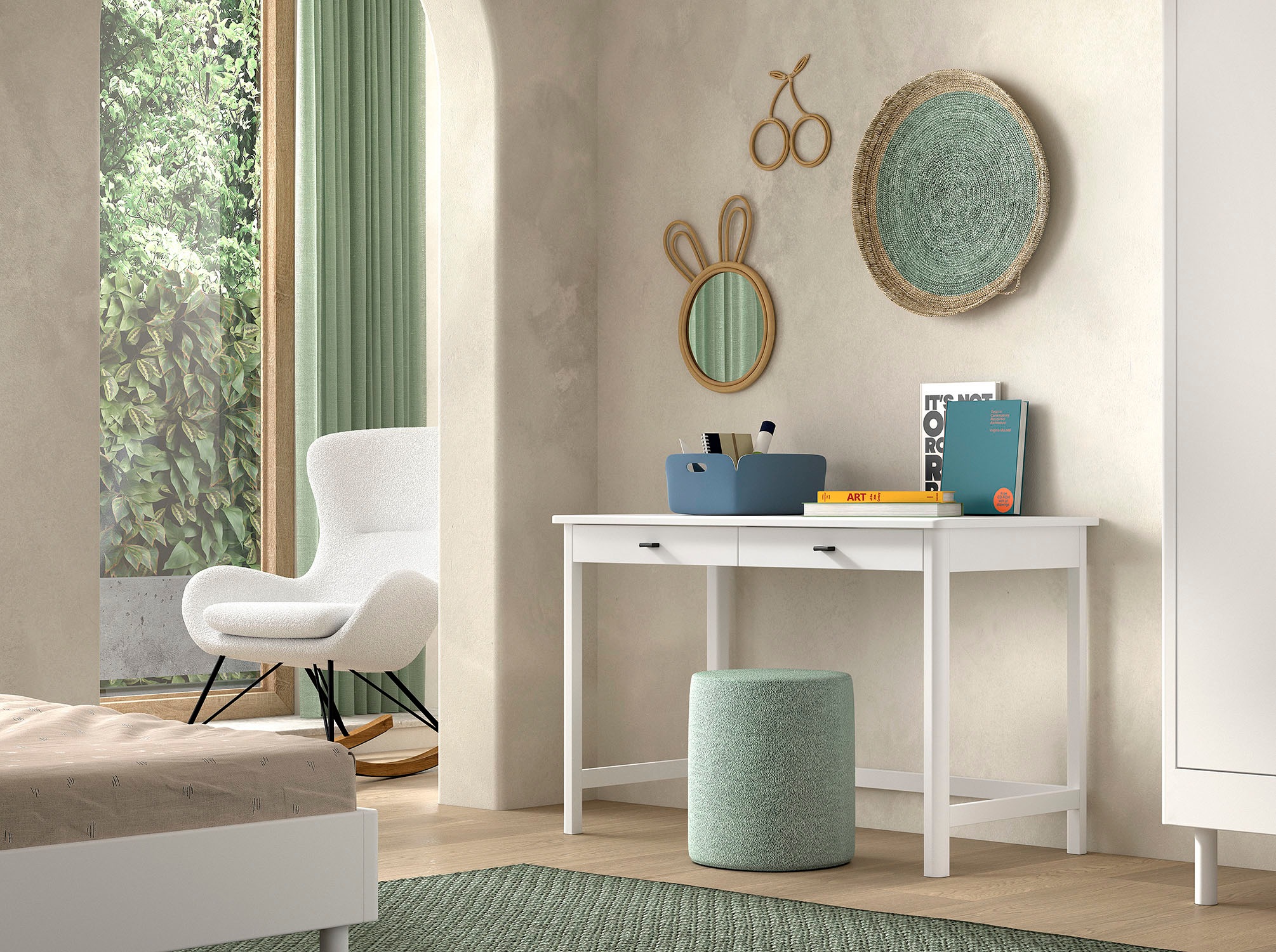 Home affaire Schreibtisch »Schreibtisch Forrest aus Massivholz, Made in Eur günstig online kaufen