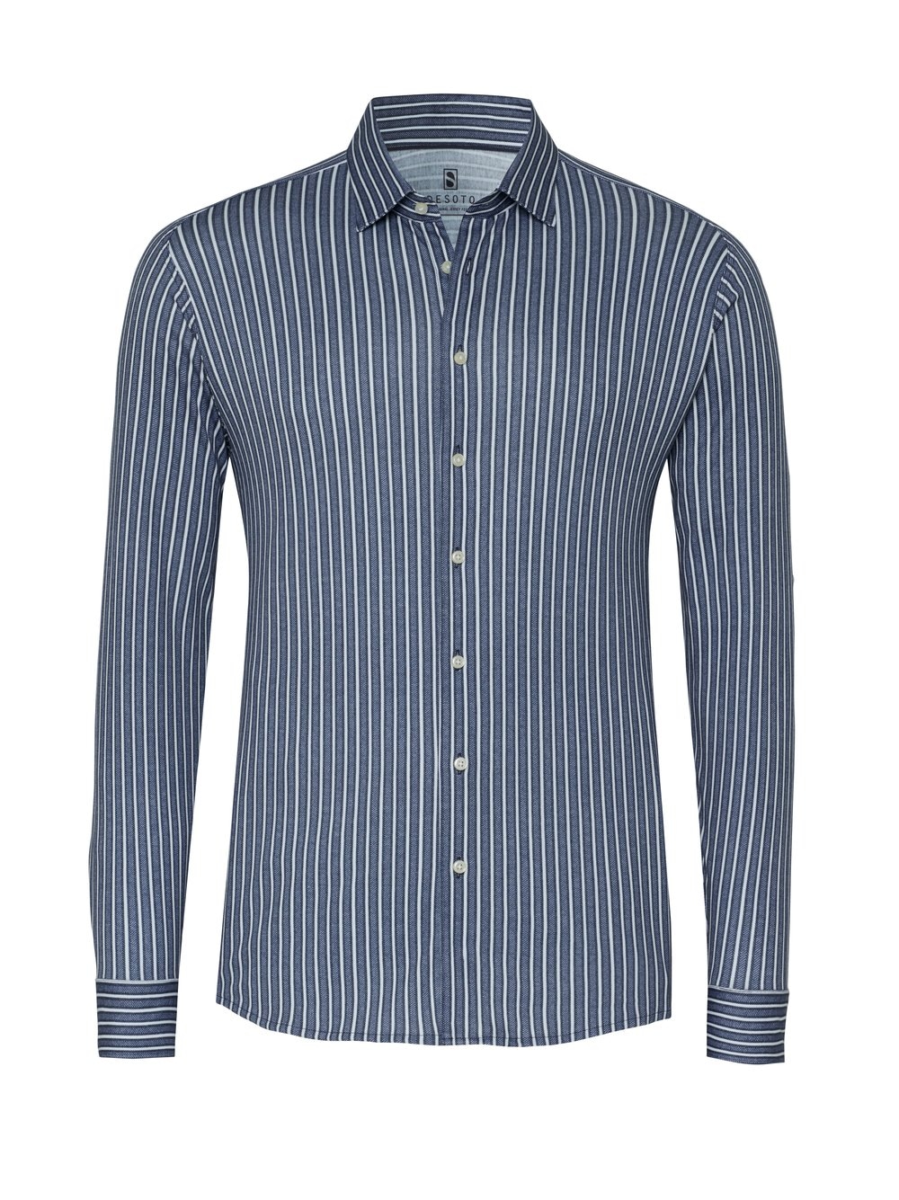 DESOTO Langarmhemd »Jersey Casual Kent«