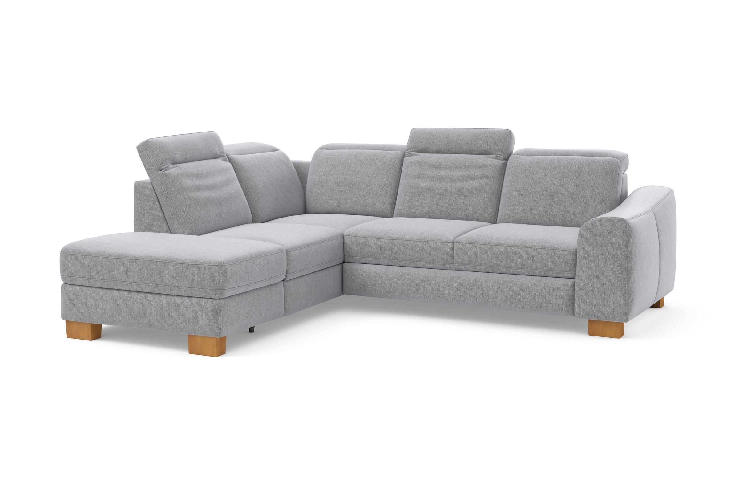 Home affaire Ecksofa »Dundee L-Form«, wahlweise mit Kopfteilverstellung und zusätzlich mit Bettfunktion