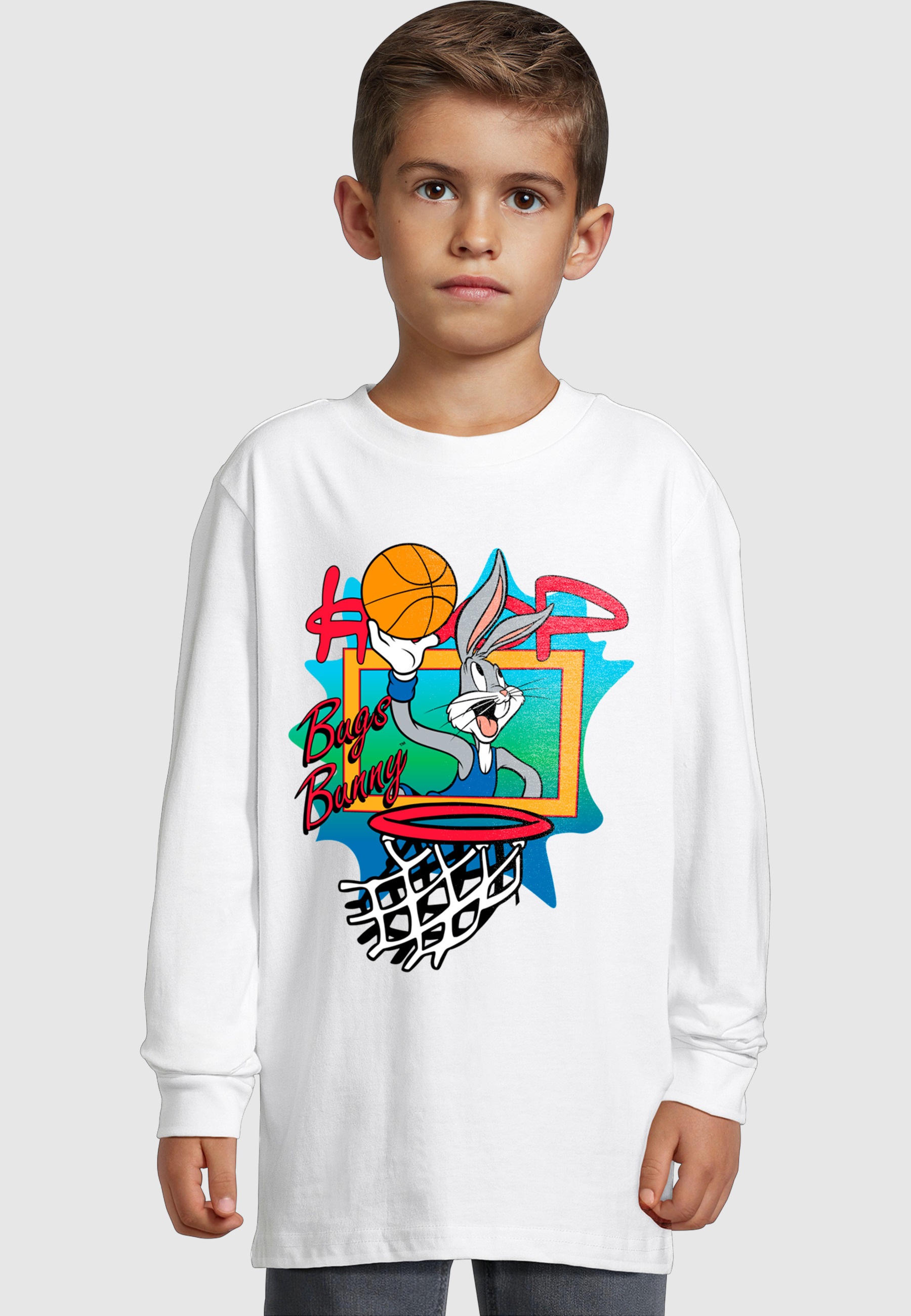 ABSOLUTE CULT Longsleeve »ABSOLUTE CULT Kids Looney Tunes - Bugs Hoops Longsleeve« 1 Stk.