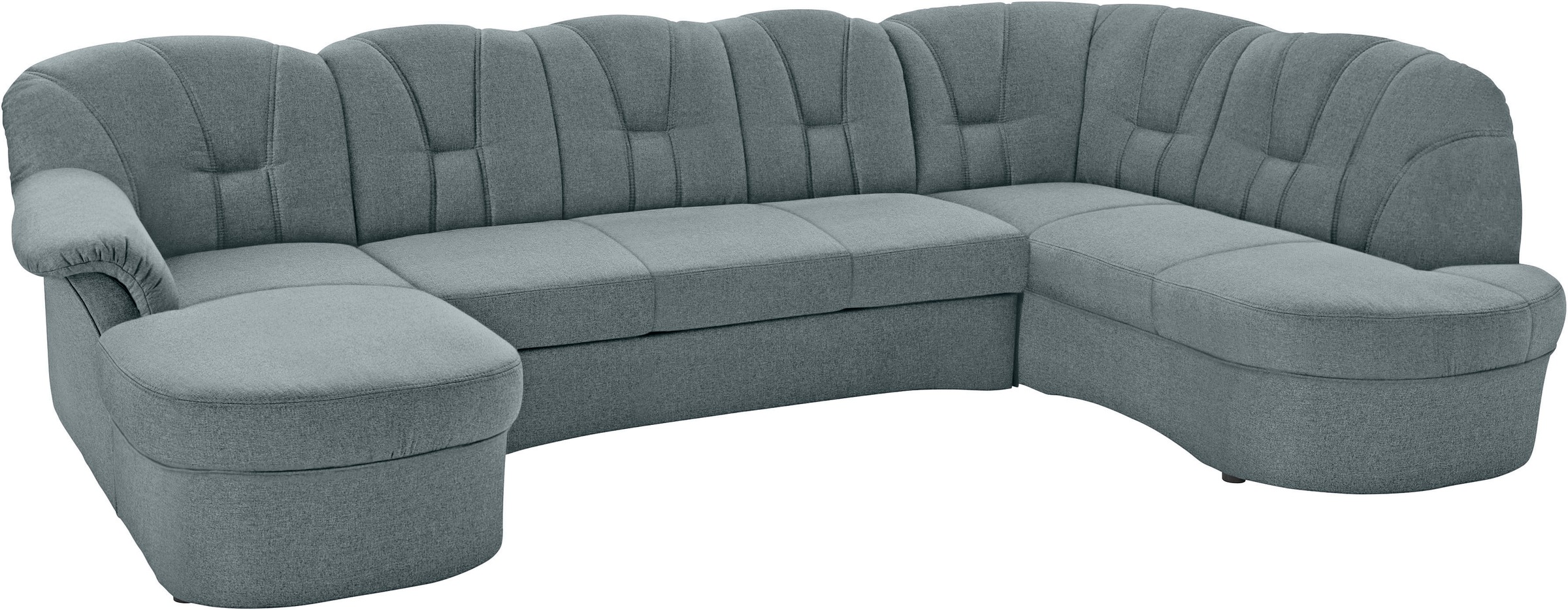 DOMO collection Wohnlandschaft »Papenburg U-Form«, in großer Farbvielfalt, wahlweise Bettfunktion, frei im Raum stellbar