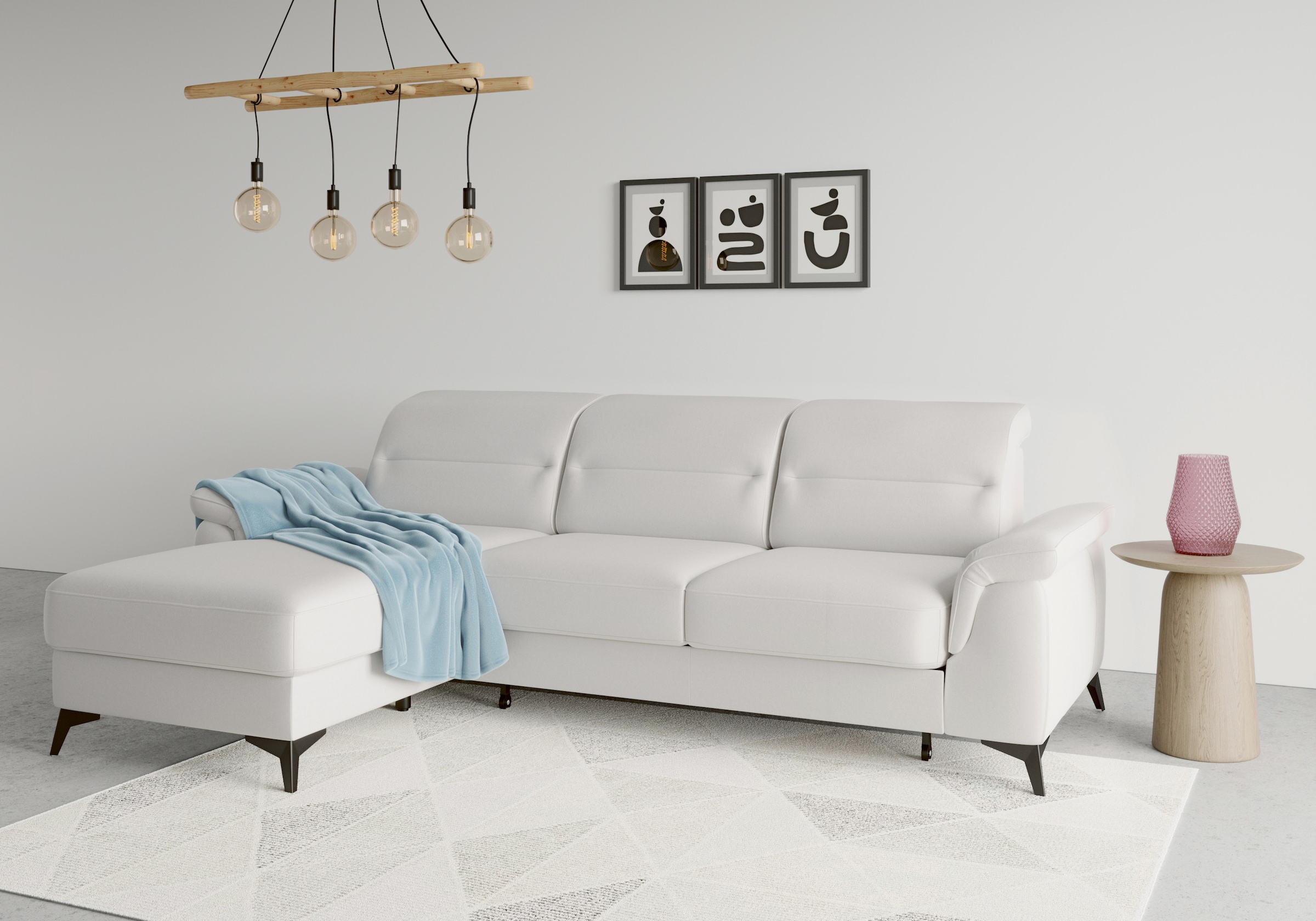 sit&more Ecksofa »Sinatra L-Form«, mit Recamiere, optional mit Kopfteilvers günstig online kaufen