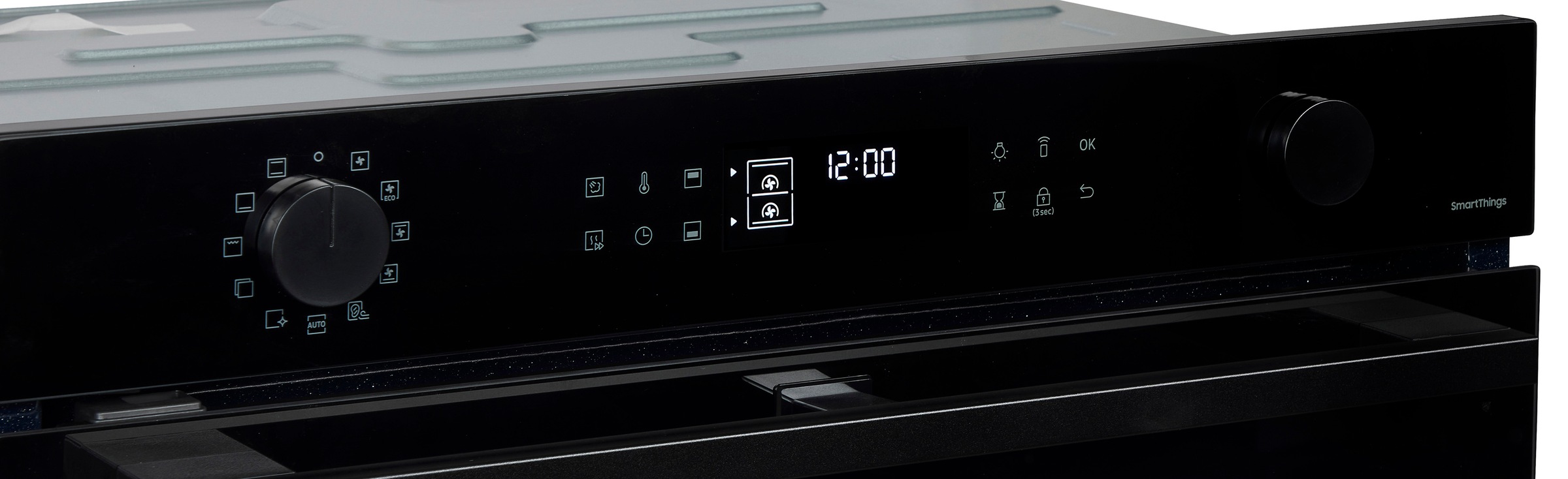 Samsung Einbaubackofen Serie 4 »NV7B45502AK/U1«, Pyrolyse-Selbstreinigung, Dual Cook Flex