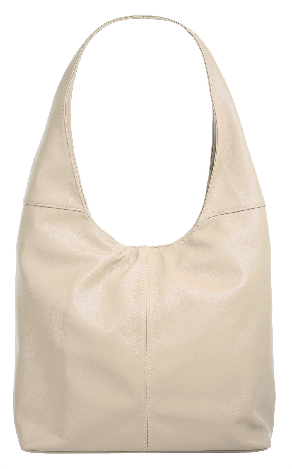 Shopper, echt Leder, Made in Italy, Gr. B/H/T: 40 cm x 30 cm x 11 cm onesize, creme