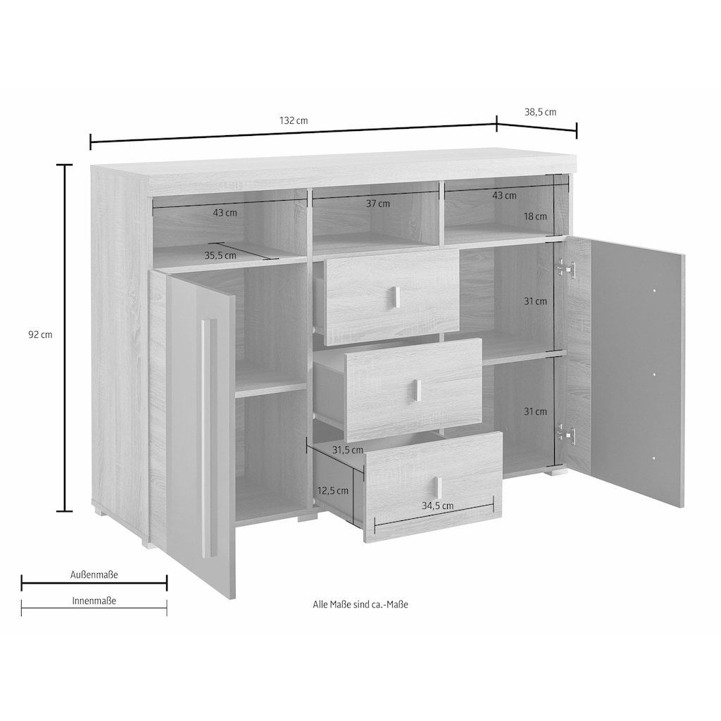 Helvetia Sideboard »Roger«