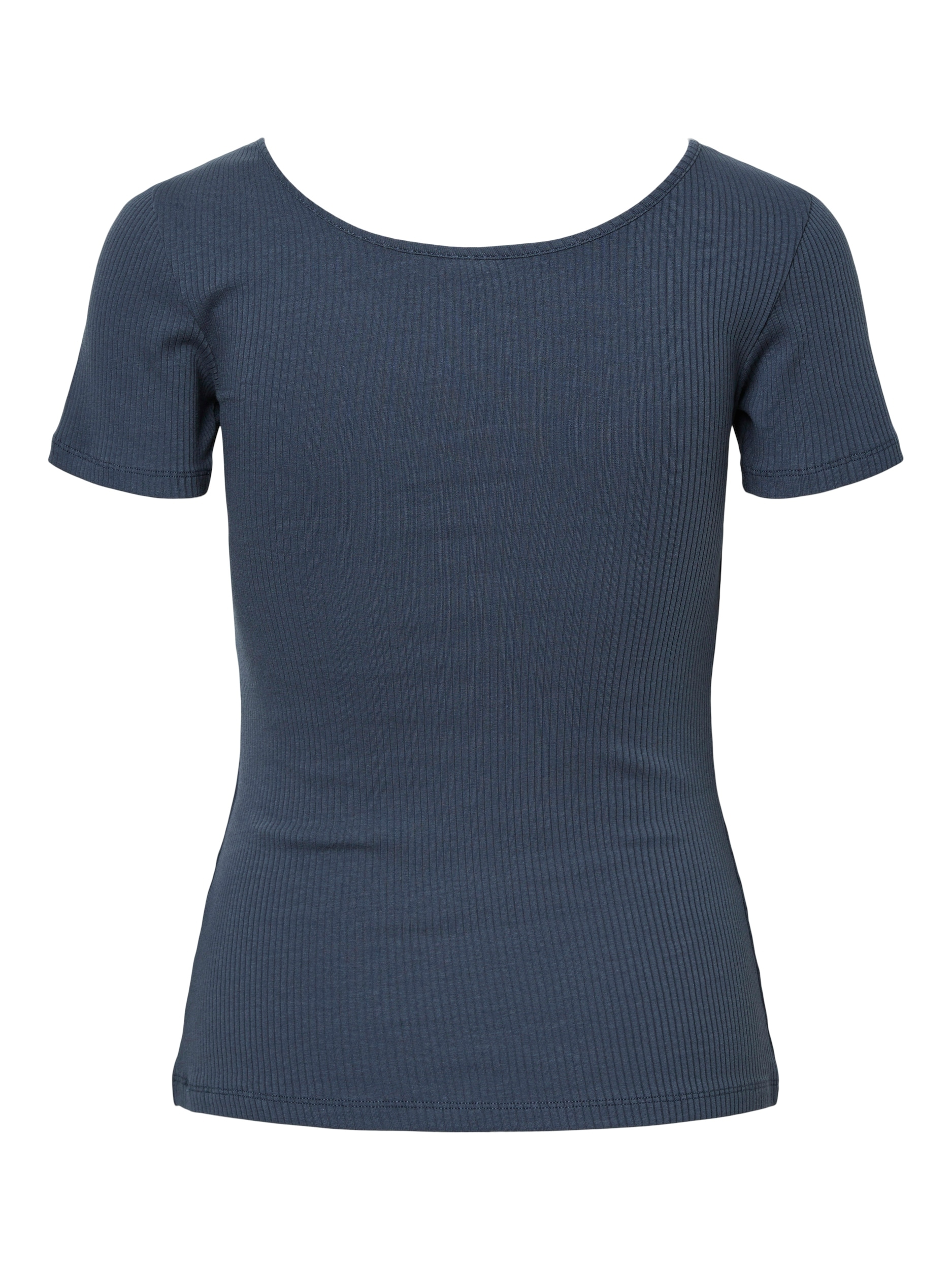 pieces Kurzarmshirt »PCKITTE SS TOP NOOS BC« Baumwollmischung, slim fit