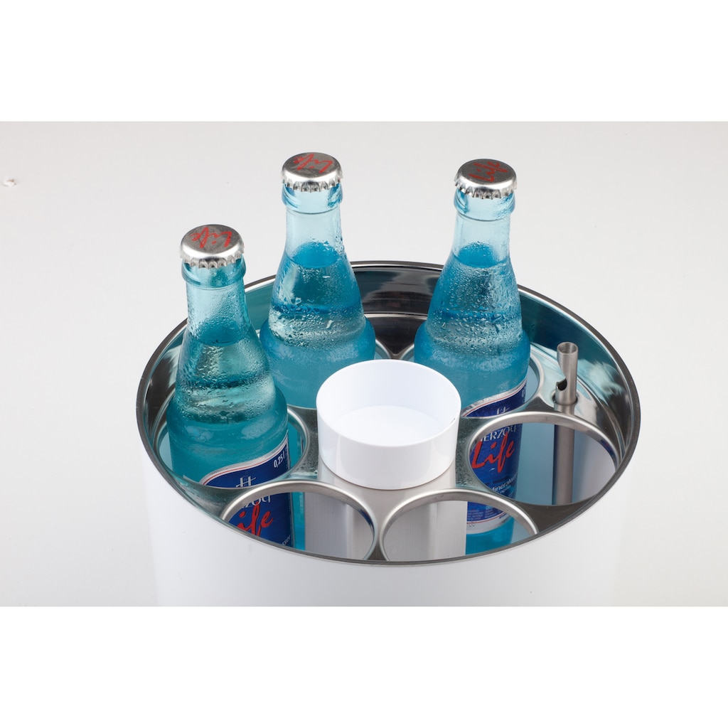 APS Outdoor-Flaschenkühler, (Flaschenkühler-Kühlakku-Flaschenöffner-Kronkorkenschale)