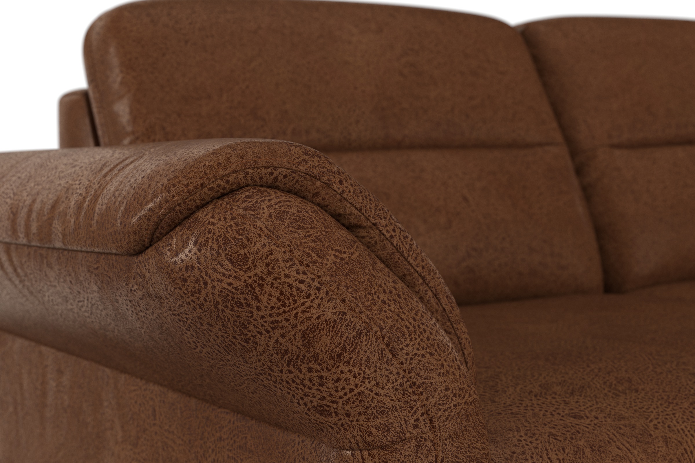 sit&more Ecksofa »Mellum L-Form«, Federkern, wahlweise mit Bettfunktion, Stauraum und Armteilfunktion