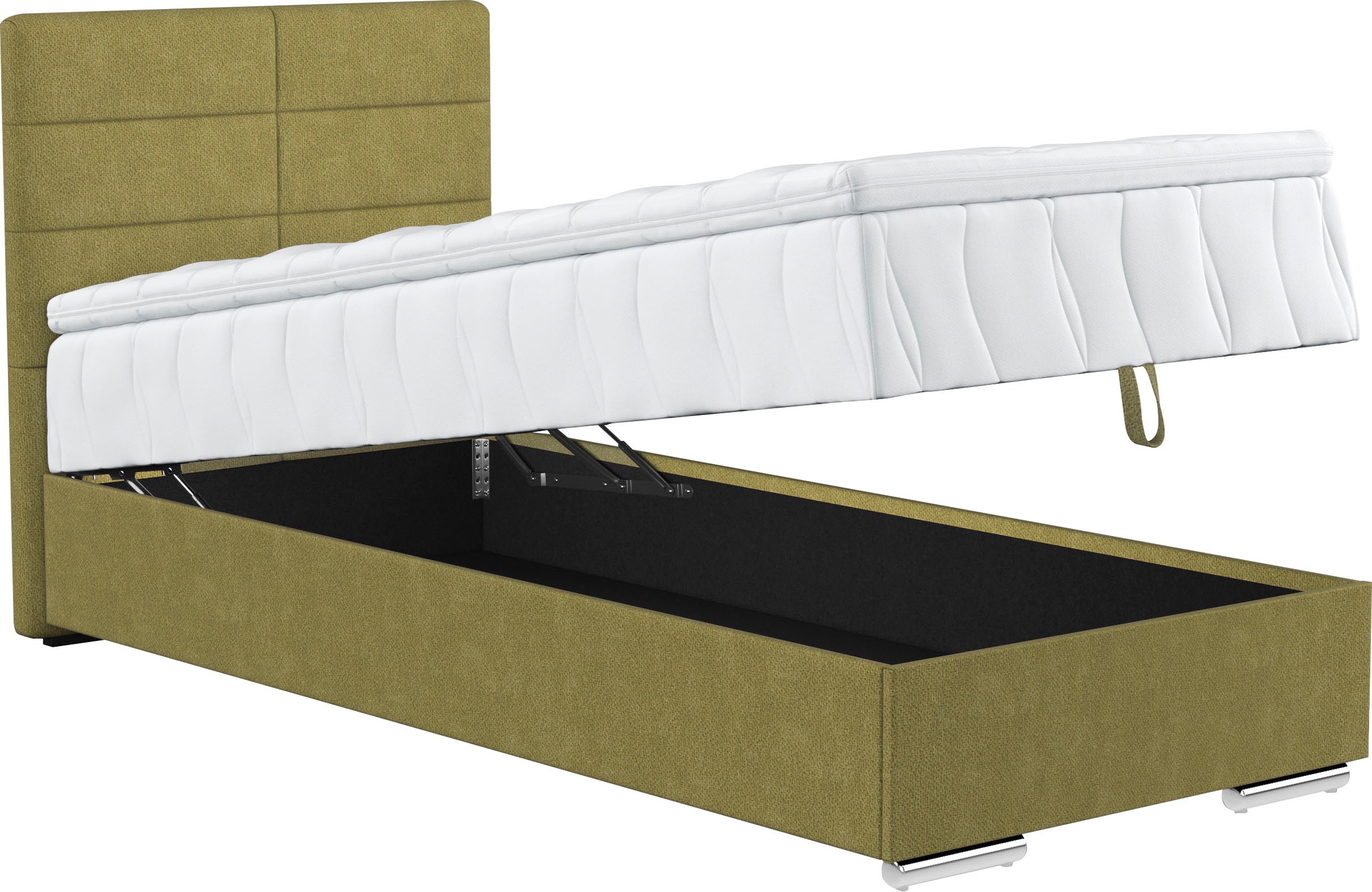 COTTA Boxbett »Tom«, mit Bettkasten, Topper und Zierkissen