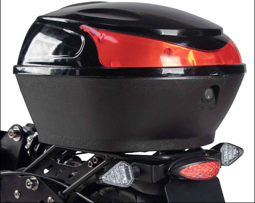 6. Bild von Forca E-Scooter »Camper Basic 20 km/h Safety Plus mit Nabenmotor«, 20 km/h, 35 km, inkl. Blinker + Gepäck-Case + Lithium-Akku