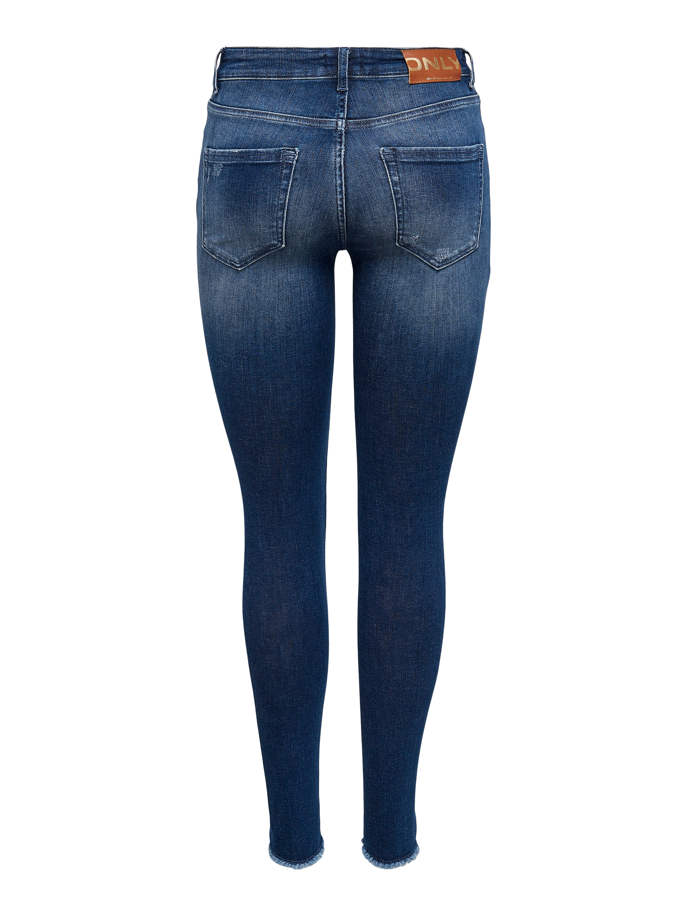 ONLY Skinny-fit-Jeans »ONLBLUSH LIFE MID SK ANK RAW«