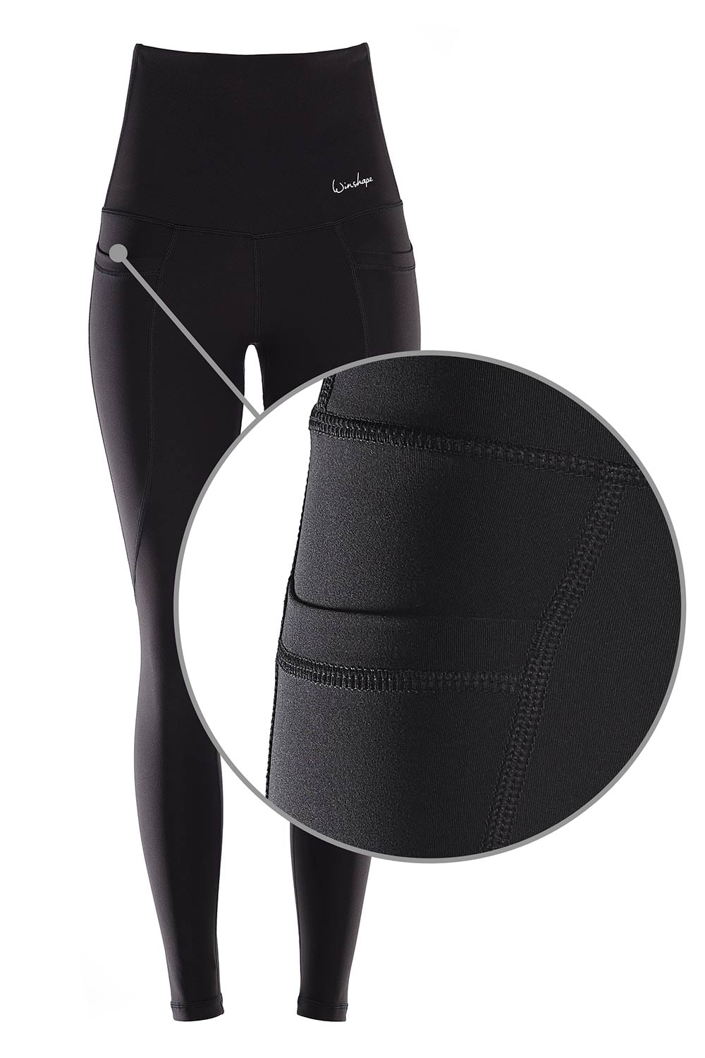 Winshape Leggings »Functional Comfort HWL115C«, High Waist mit praktischen Taschen