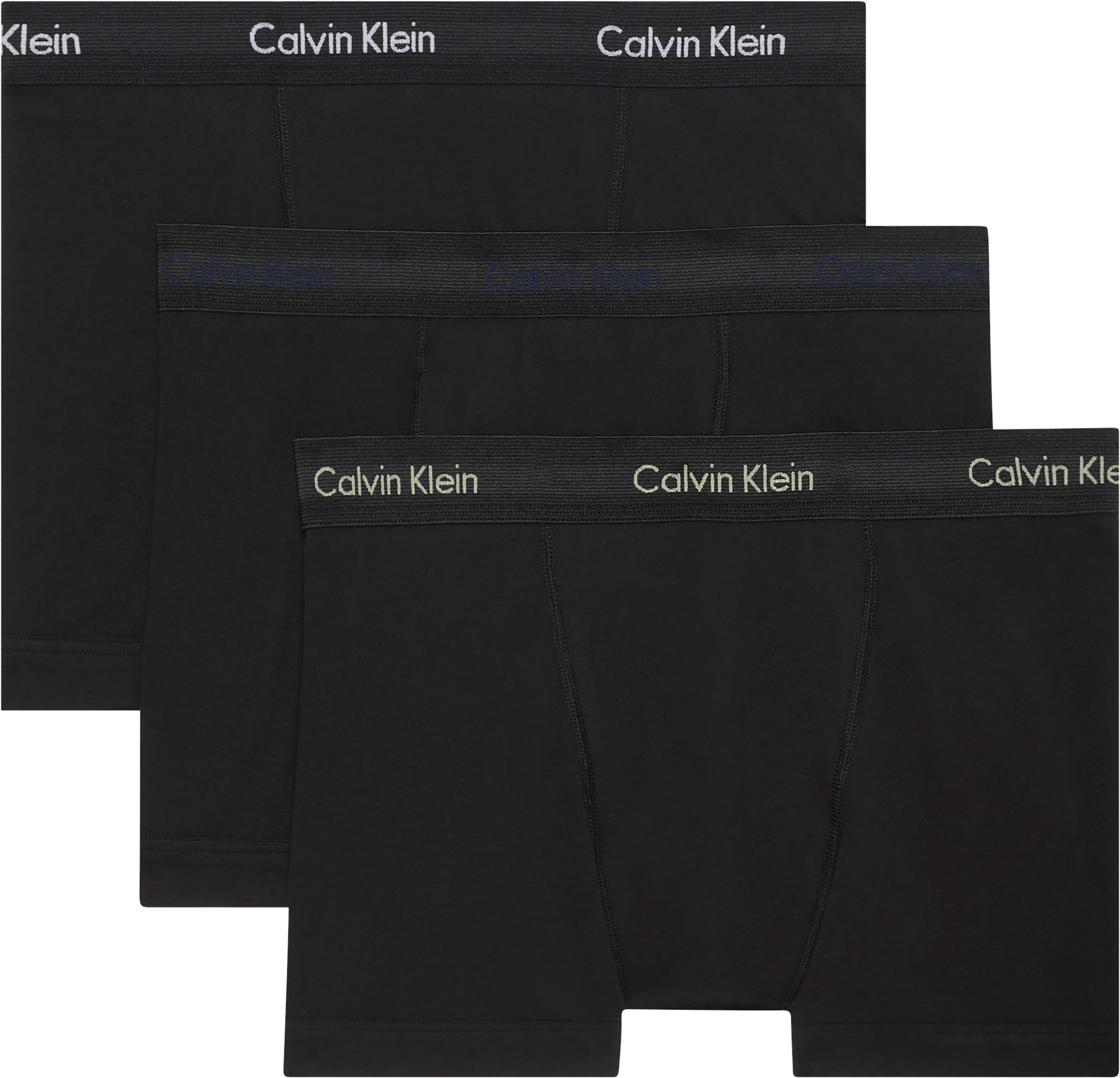 Calvin Klein Underwear Trunk »TRUNK 3PK« Packung, 3er-Pack, 3 Stk. mit Logo-Elastikbund