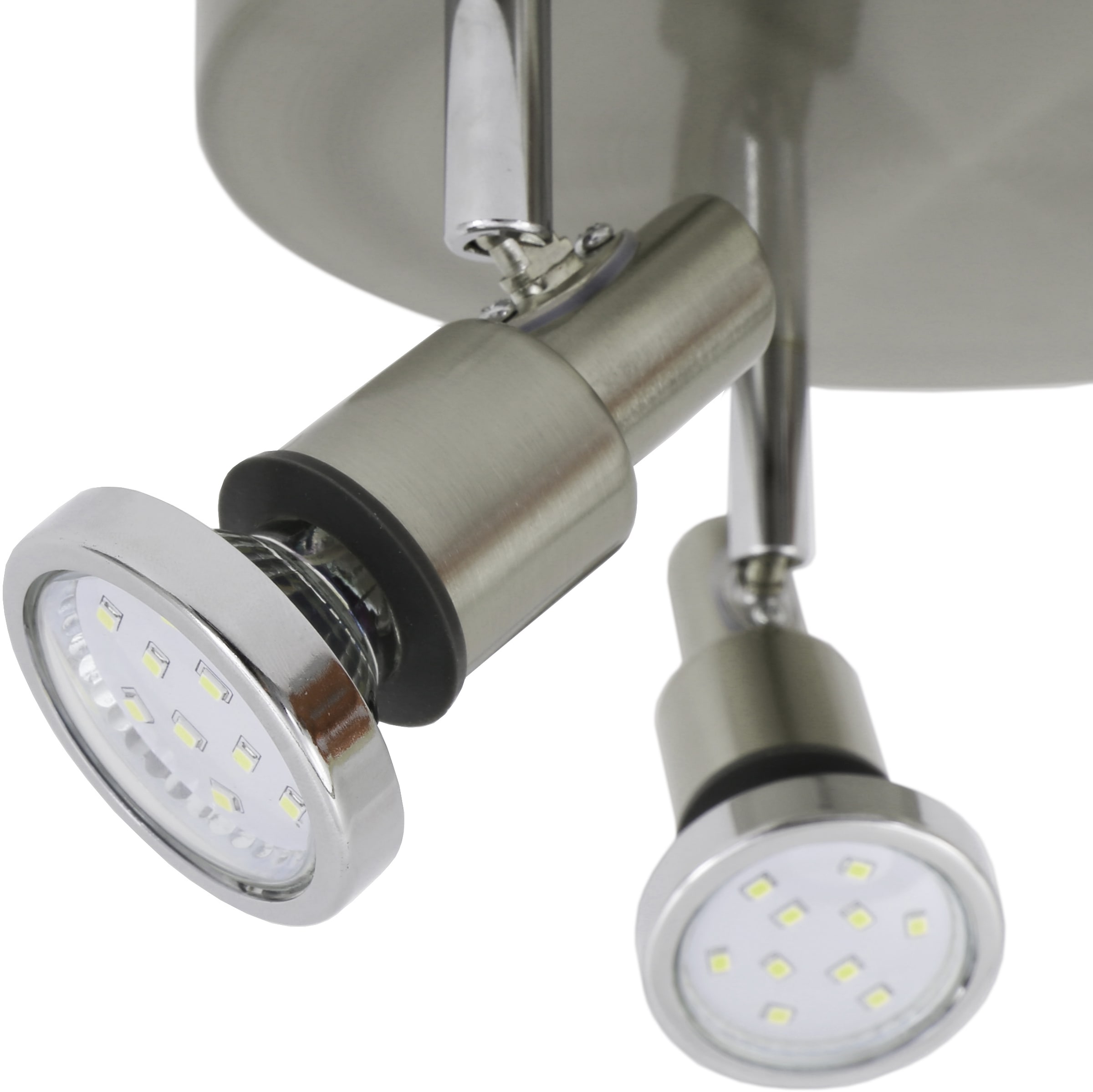 B.K.Licht LED Deckenspot »Aurel«, 3 flammig, Leuchtmittel GU10 | Leuchtmittel wechselbar, LED Deckenstrahler Badlampe IP44 Badezimmer Deckenleuchte Lampe GU10