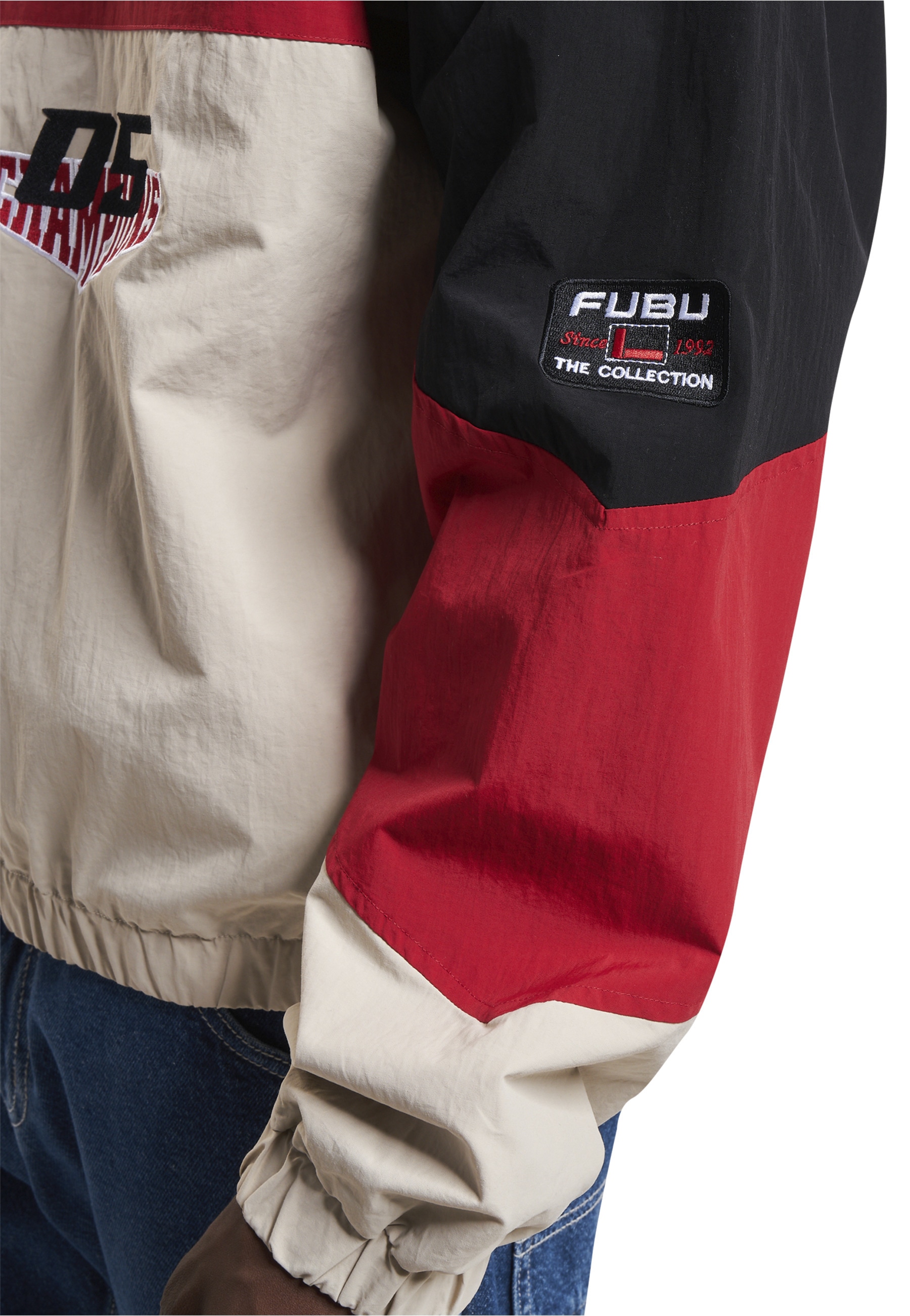 Fubu Trainingsjacke »Fubu Herren FM233-003-2 FUBU Corporate Track Jacket« 1 Stk. tlg. ohne Kapuze