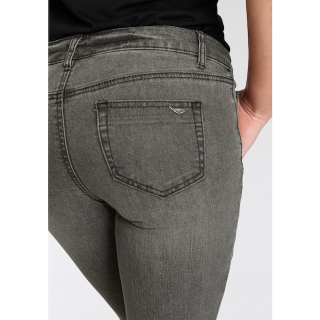 7/8-Jeans Arizona kaufen Waist Keileinsätzen«, »mit online Low