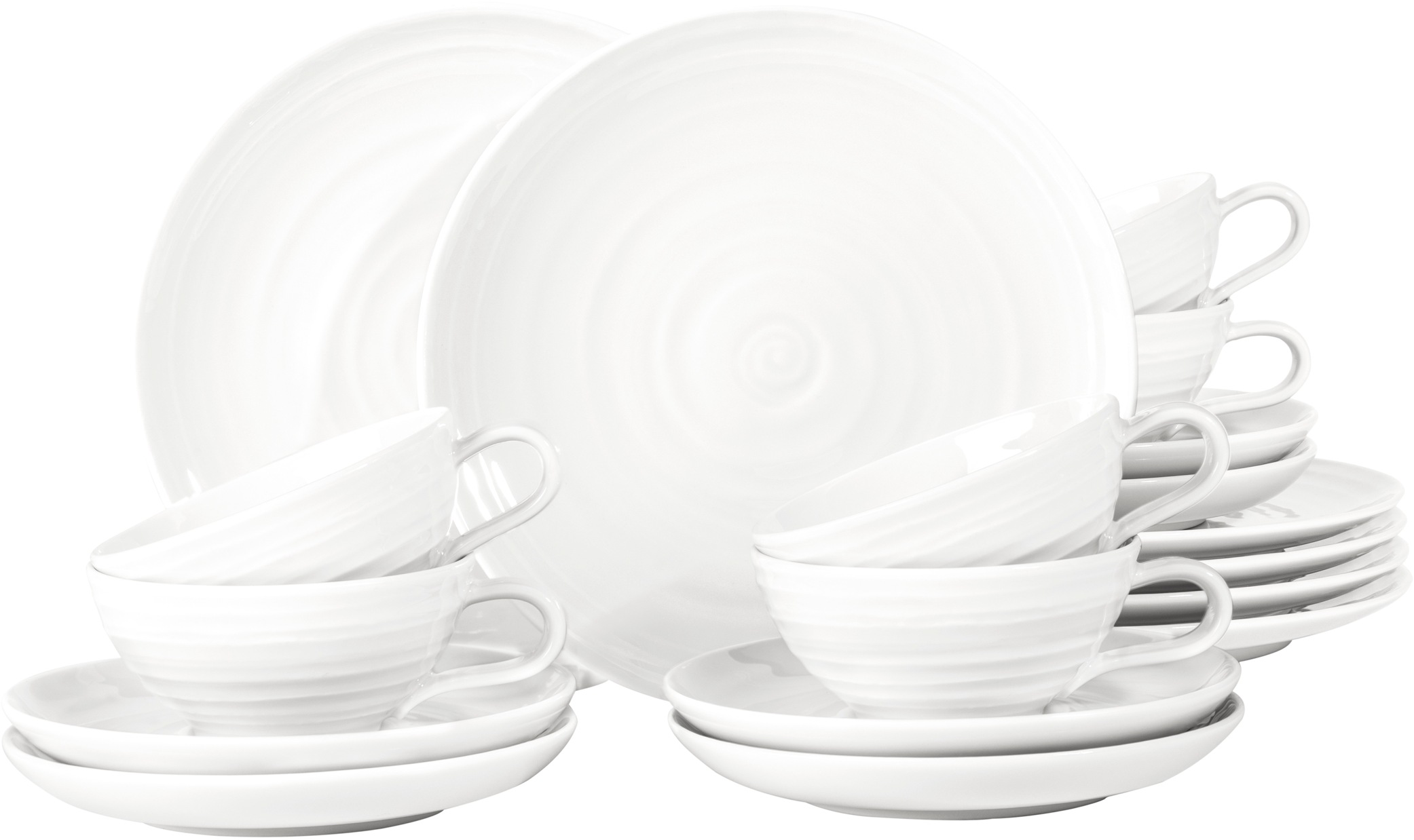 Seltmann Weiden Teeservice »Geschirr-Set, 18 Teile, Terra, klein« Tassen, T günstig online kaufen