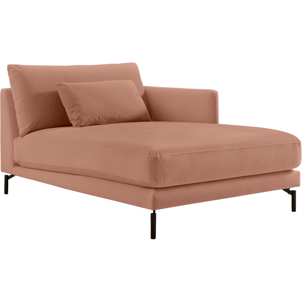 INOSIGN Chaiselongue »Tarek«, mit losen Rückenkissen