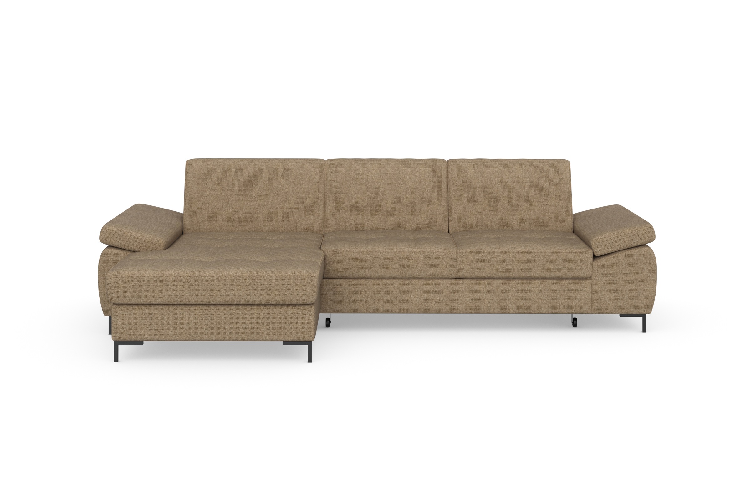 DOMO collection Ecksofa "Capelo L-Form", mit Armteilverstellung, wahlweise günstig online kaufen