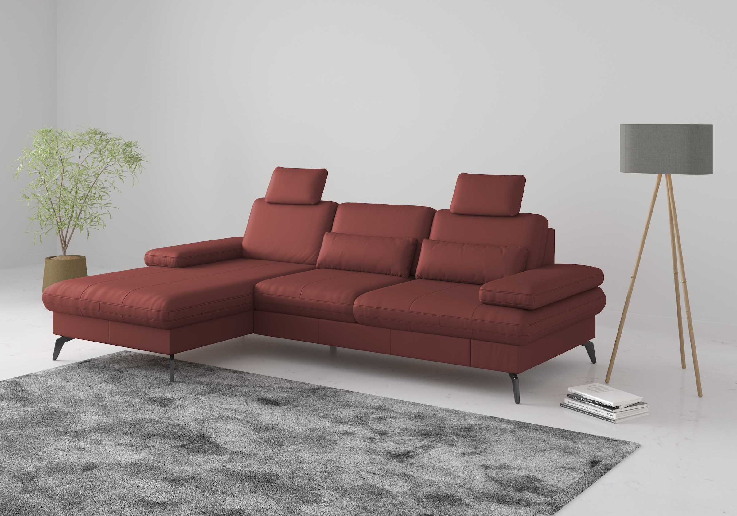 sit&more Ecksofa »Morris L-Form, inkl. Sitztiefenverstellung« wahlweise mit günstig online kaufen