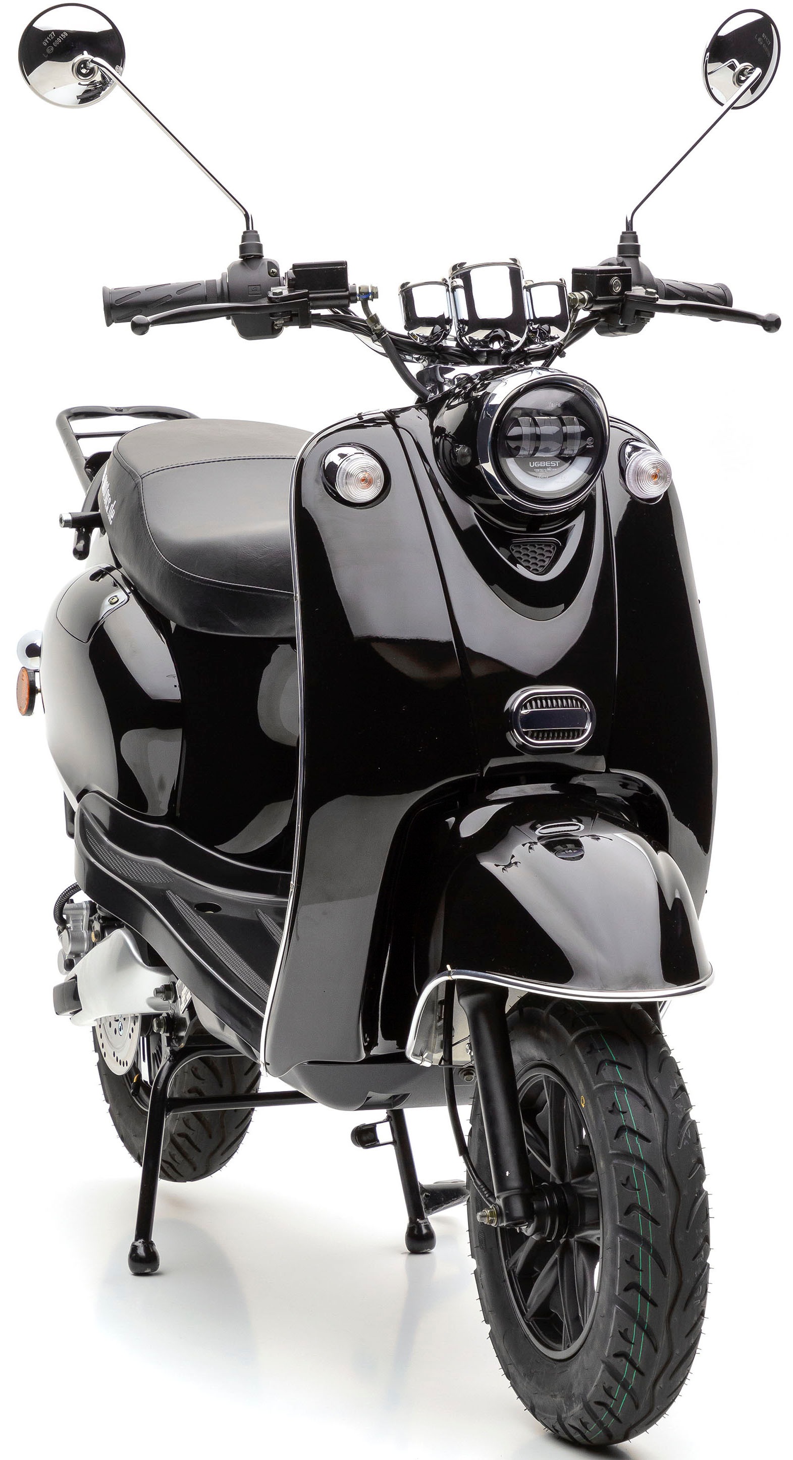 Nova Motors E-Motorroller »eRetro Star Li«, bis zu 40 km Reichweite, härteverstellbare Dual-Stoßdämpfer hinten