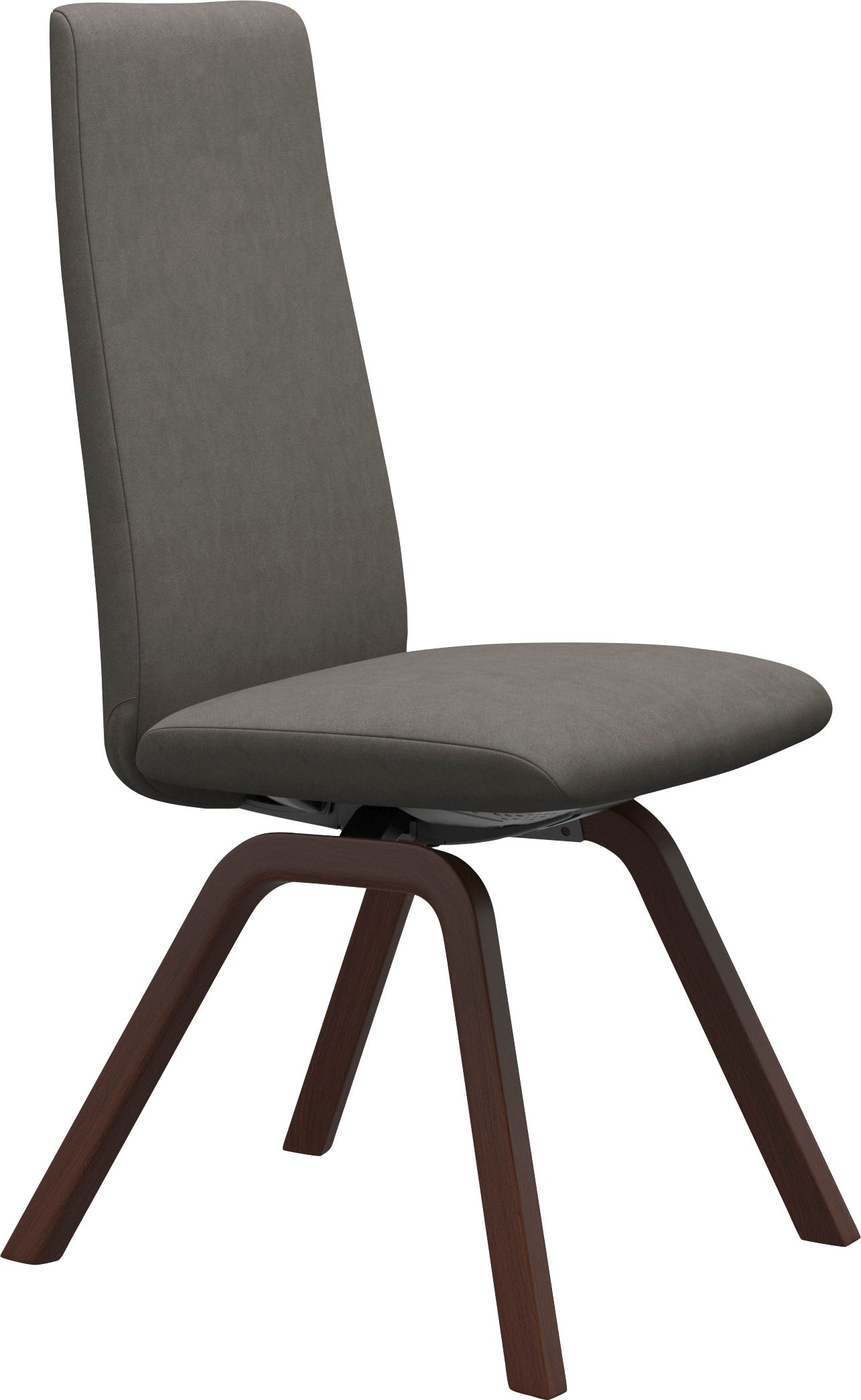Stressless® Polsterstuhl »Laurel«, Microfaser DINAMICA, High Back, Größe M, mit schräggestellten Beinen in Walnuss