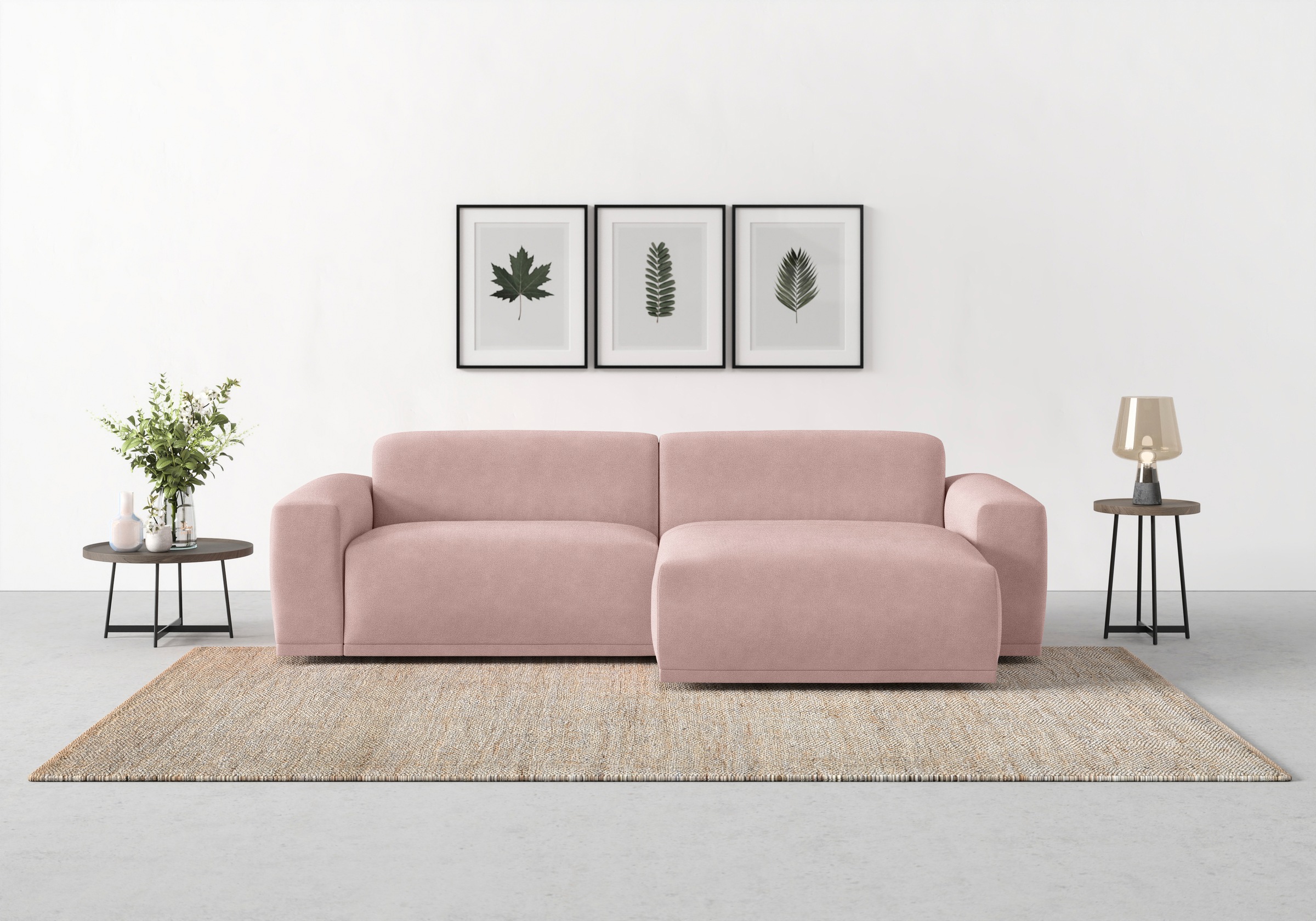 TRENDMANUFAKTUR Ecksofa »Braga, mit hochwertigem Kaltschaum, L-Form, in Cor günstig online kaufen