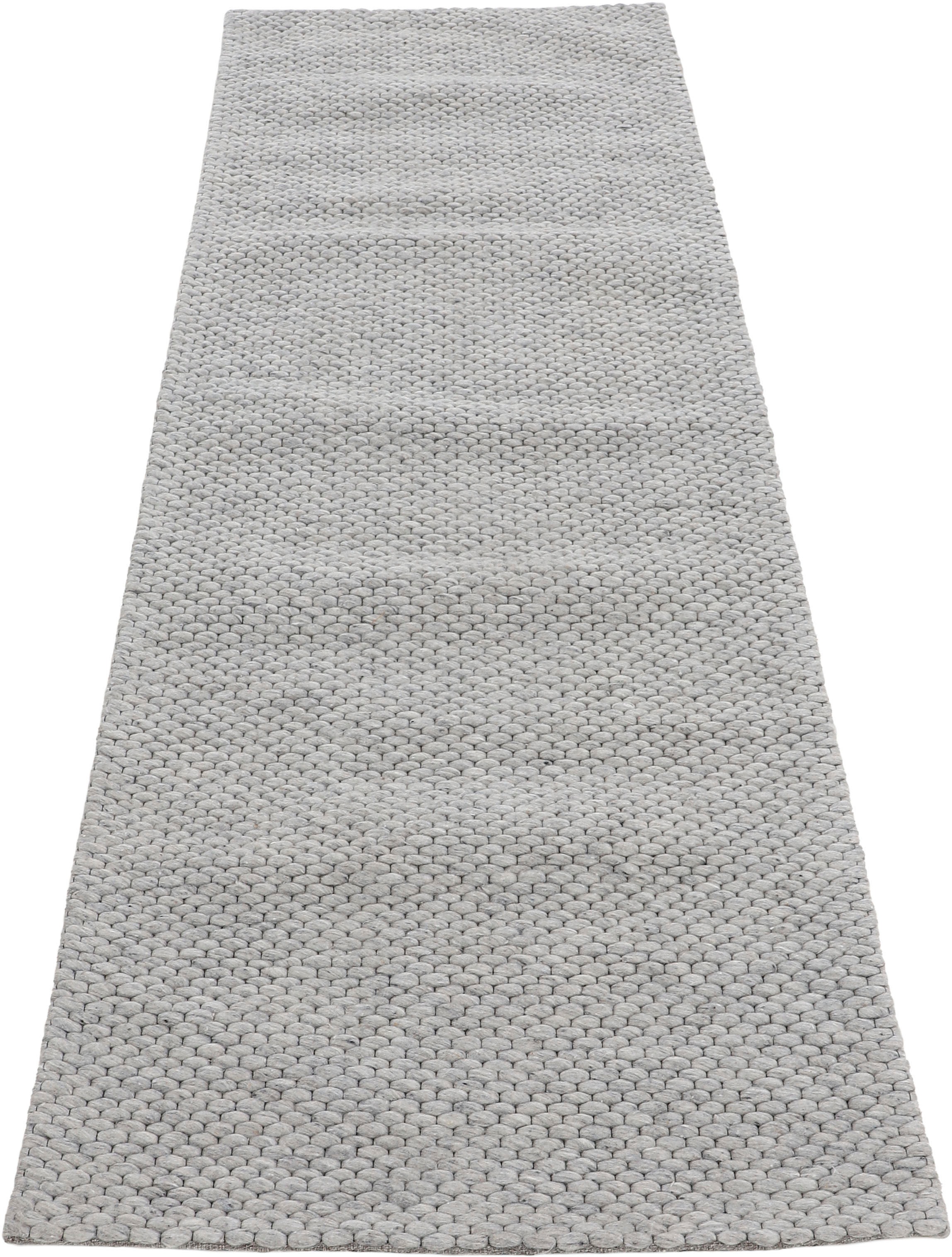 carpetfine Wollteppich »Sina«, rechteckig, 14 mm Höhe, Handweb Teppich, rei günstig online kaufen