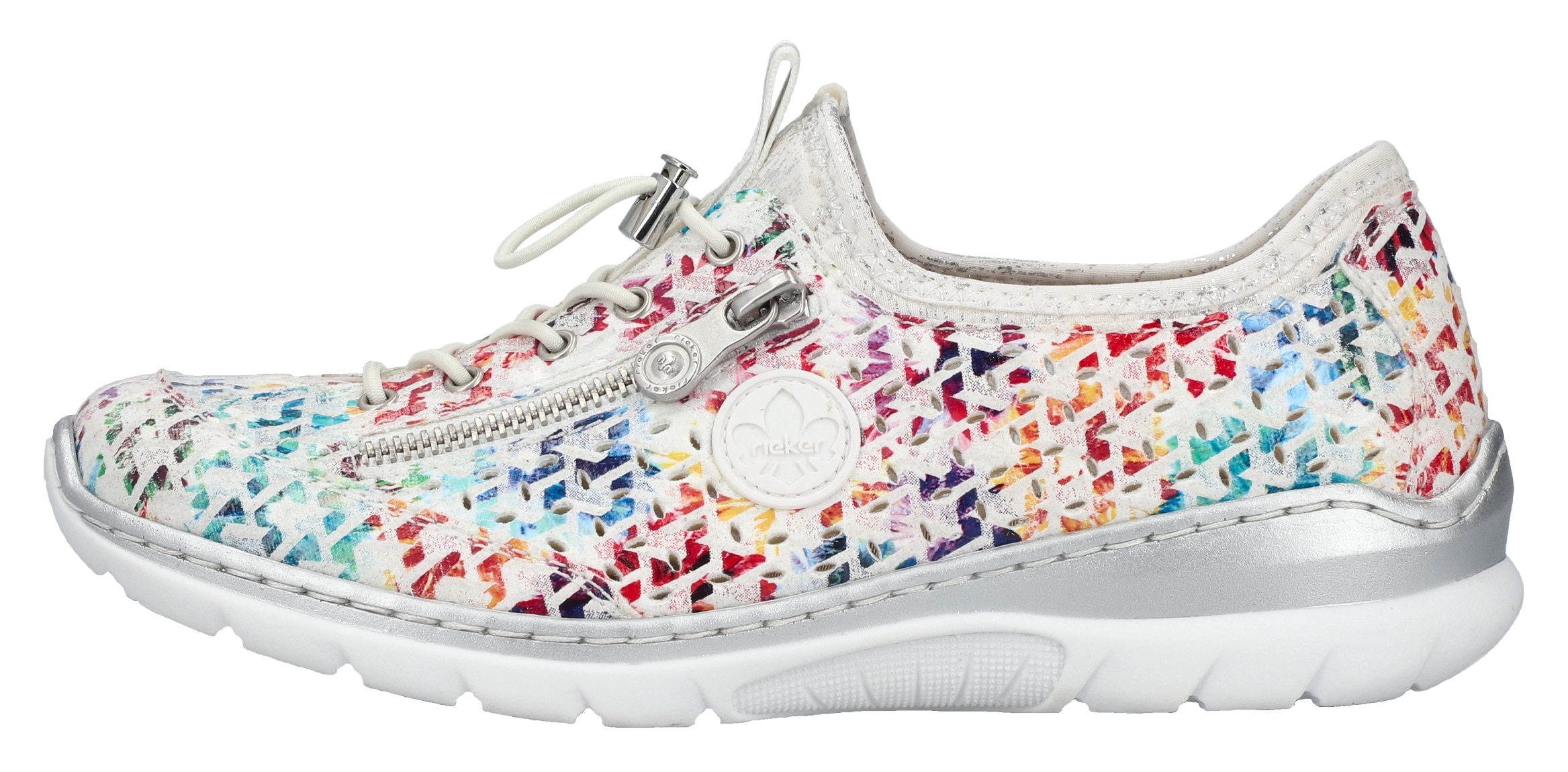 Rieker Slip-On Sneaker, Schlupfschuh, Freizeitsneaker, Halbschuh mit MemoSoft-Ausstattung