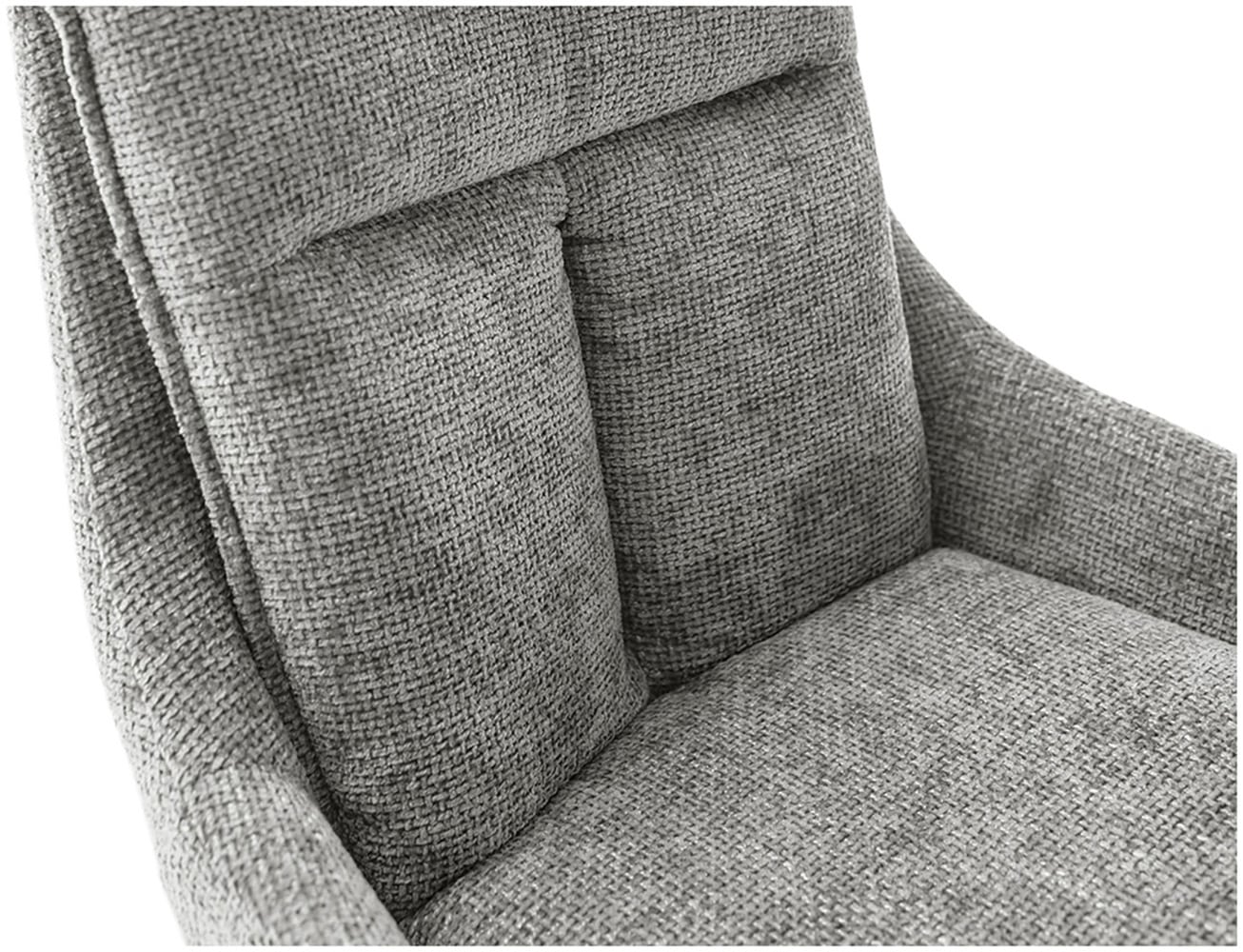 MCA furniture Esszimmerstuhl, Strukturstoff, (2er-Set), drehbar 360°, Dreh- & Schwingfunktion, Belastbarkeit 120 kg