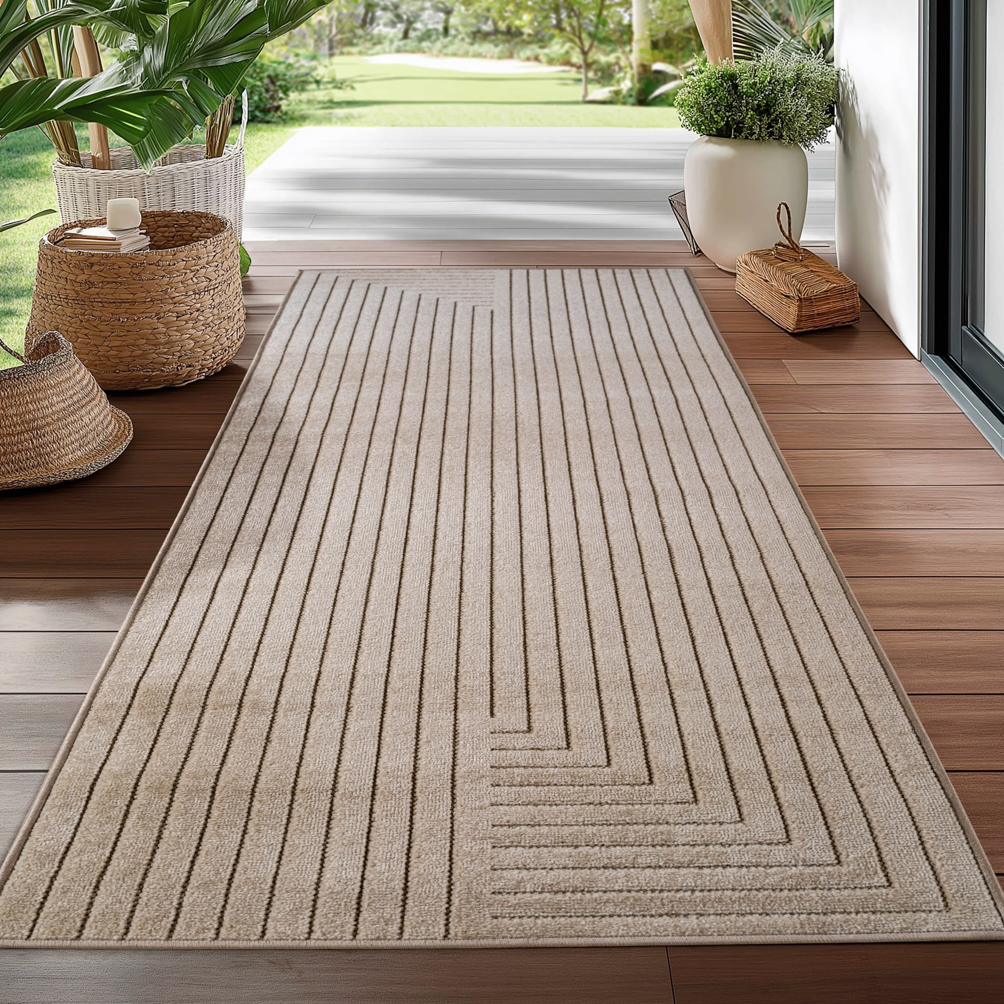 Ayyildiz Teppiche Outdoorteppich »NOVA 1202«, rechteckig, 5 mm Höhe, Läufer günstig online kaufen