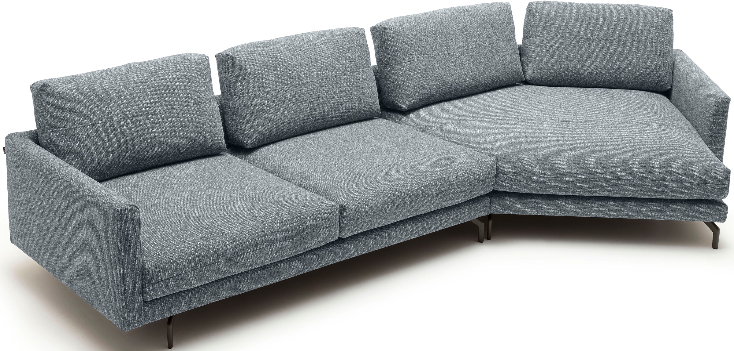 Creation BY ROLF BENZ Wohnlandschaft »CR.414 mit Kuschelecke für Wohlfühlkomfort« Wahlweise aus Leder oder Chenille