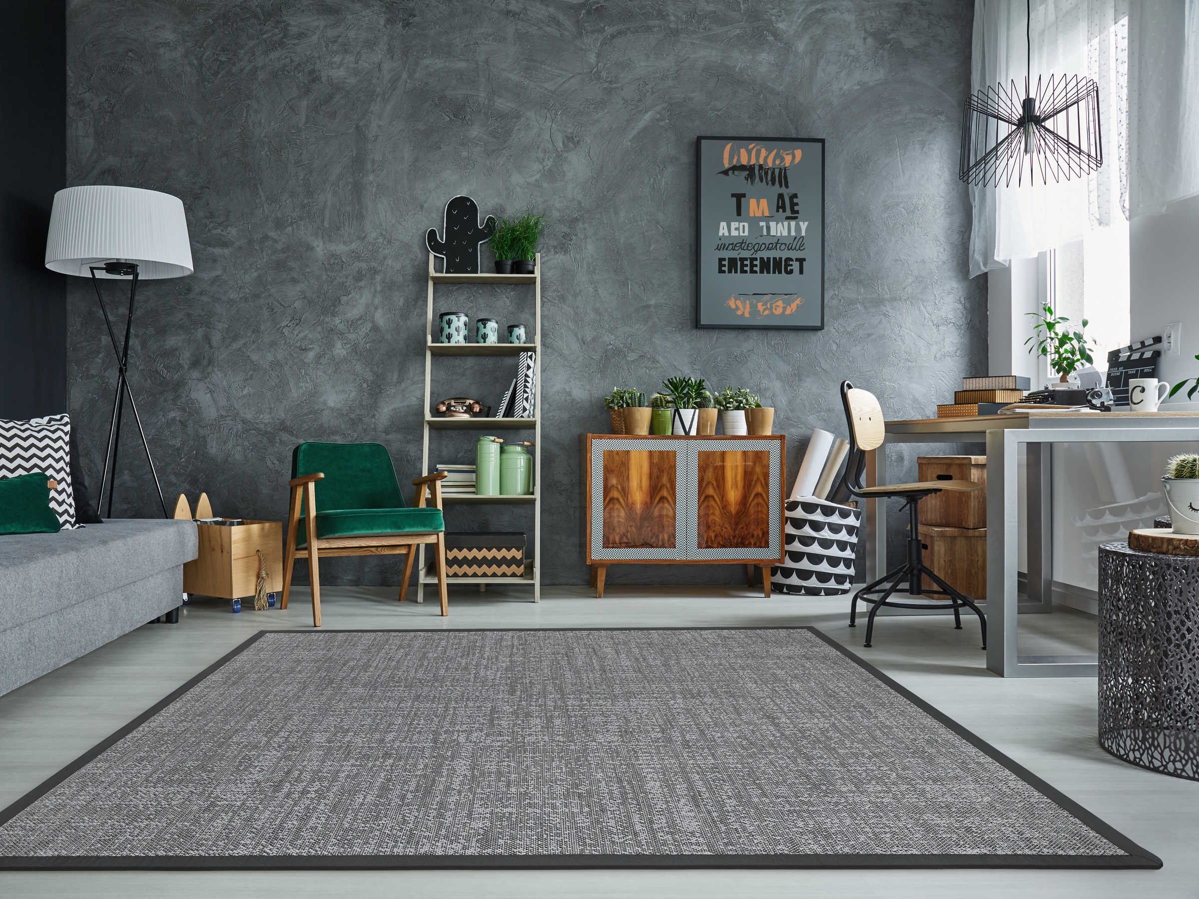 Dekowe Teppich »Basic S2 Chiffron«, rechteckig, 10 mm Höhe, meliert, modern günstig online kaufen