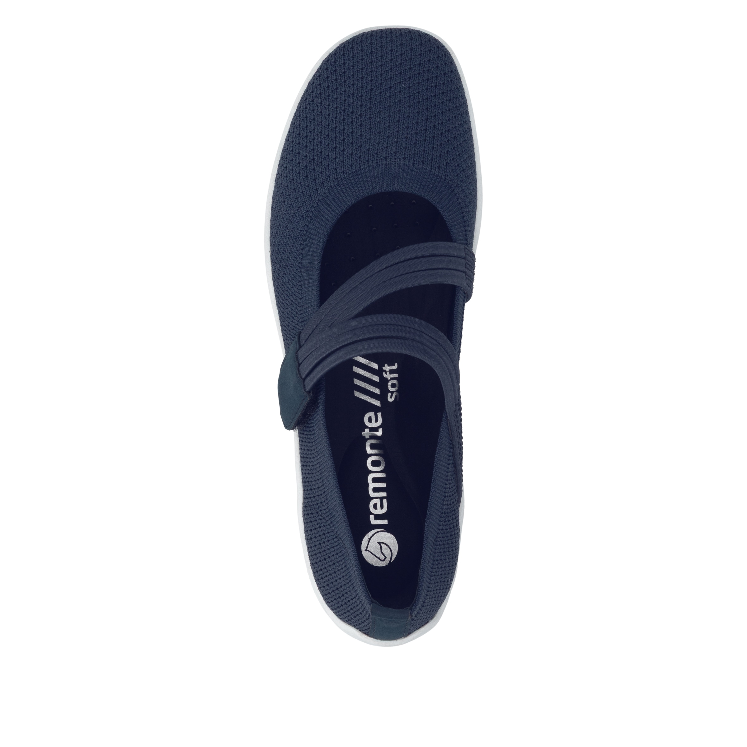 Remonte Riemchenballerina  Slipper, Schlupfschuh, Sommerschuh, Klettschuh mit Softfußbett